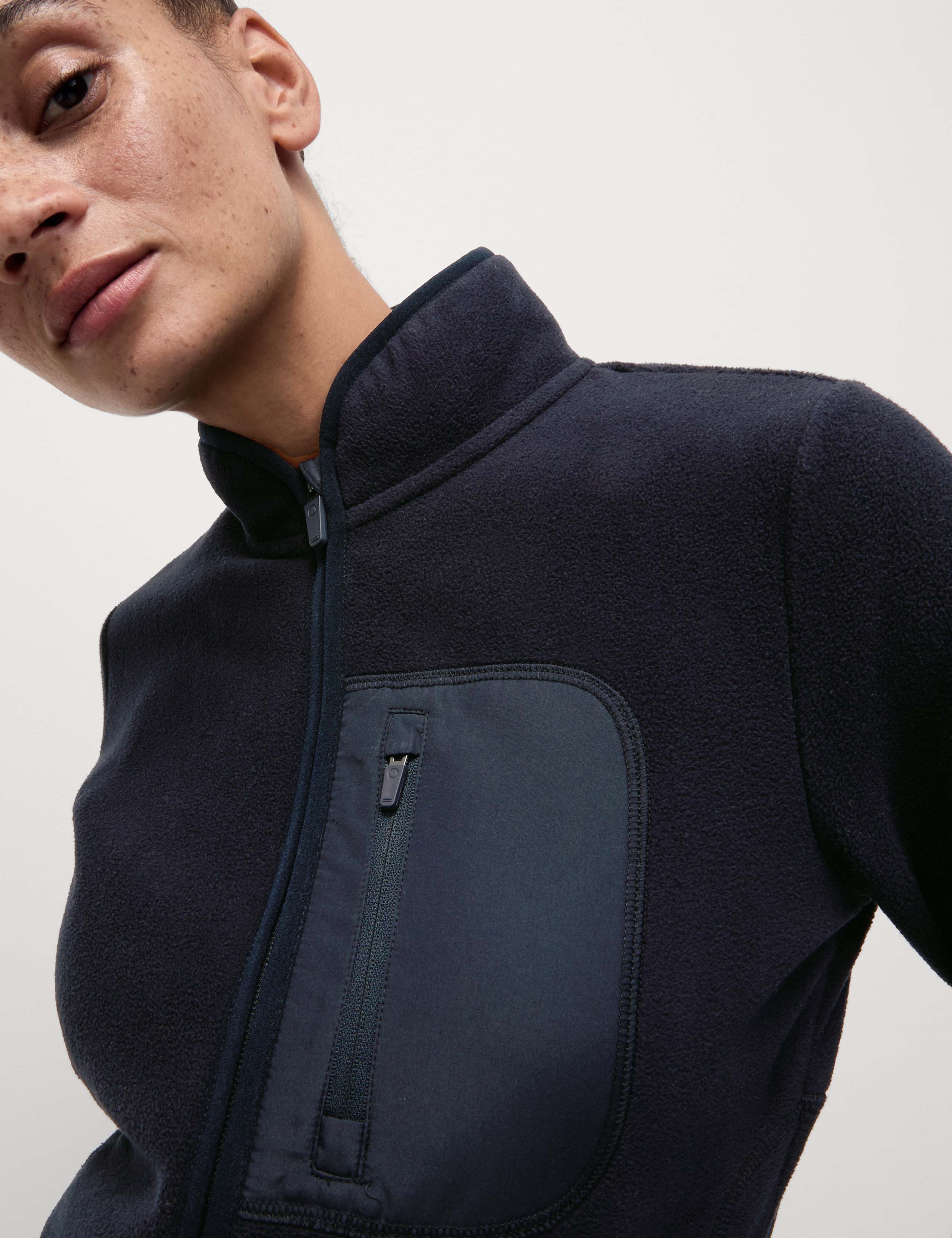 Thermal Zip Up Funnel Neck Fleece 1 of 5