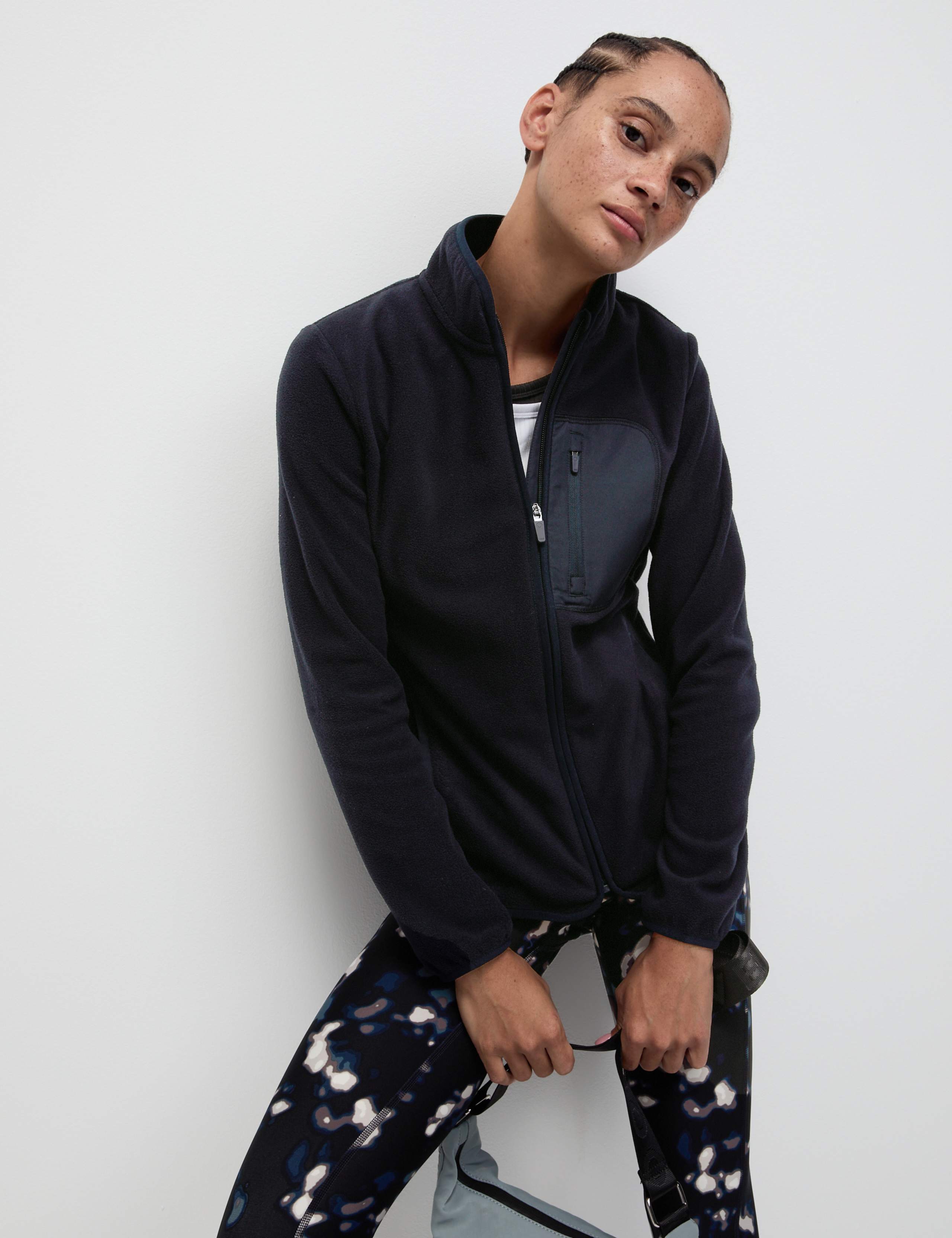Thermal Zip Up Funnel Neck Fleece 3 of 5