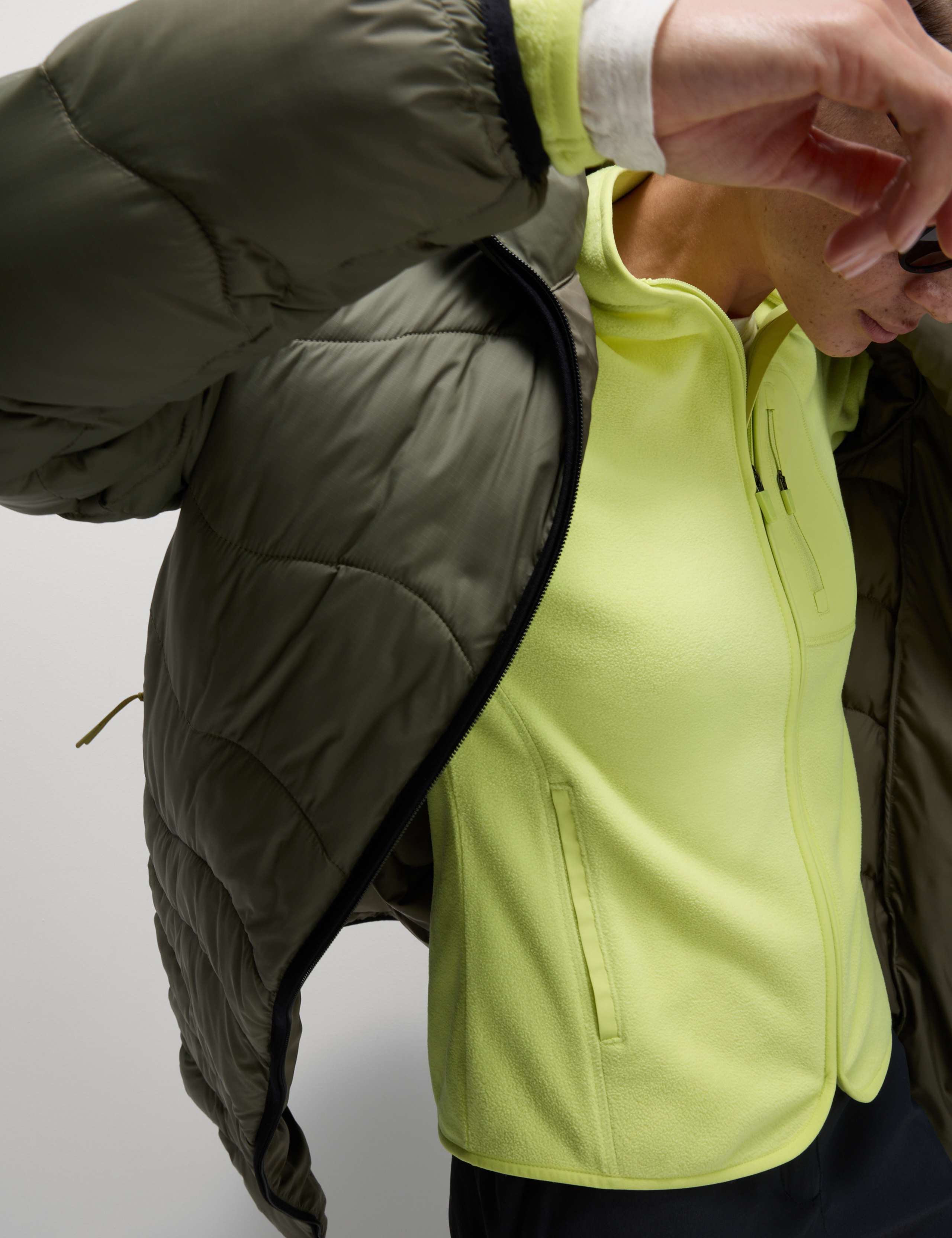 Thermal Zip Up Funnel Neck Fleece 4 of 7
