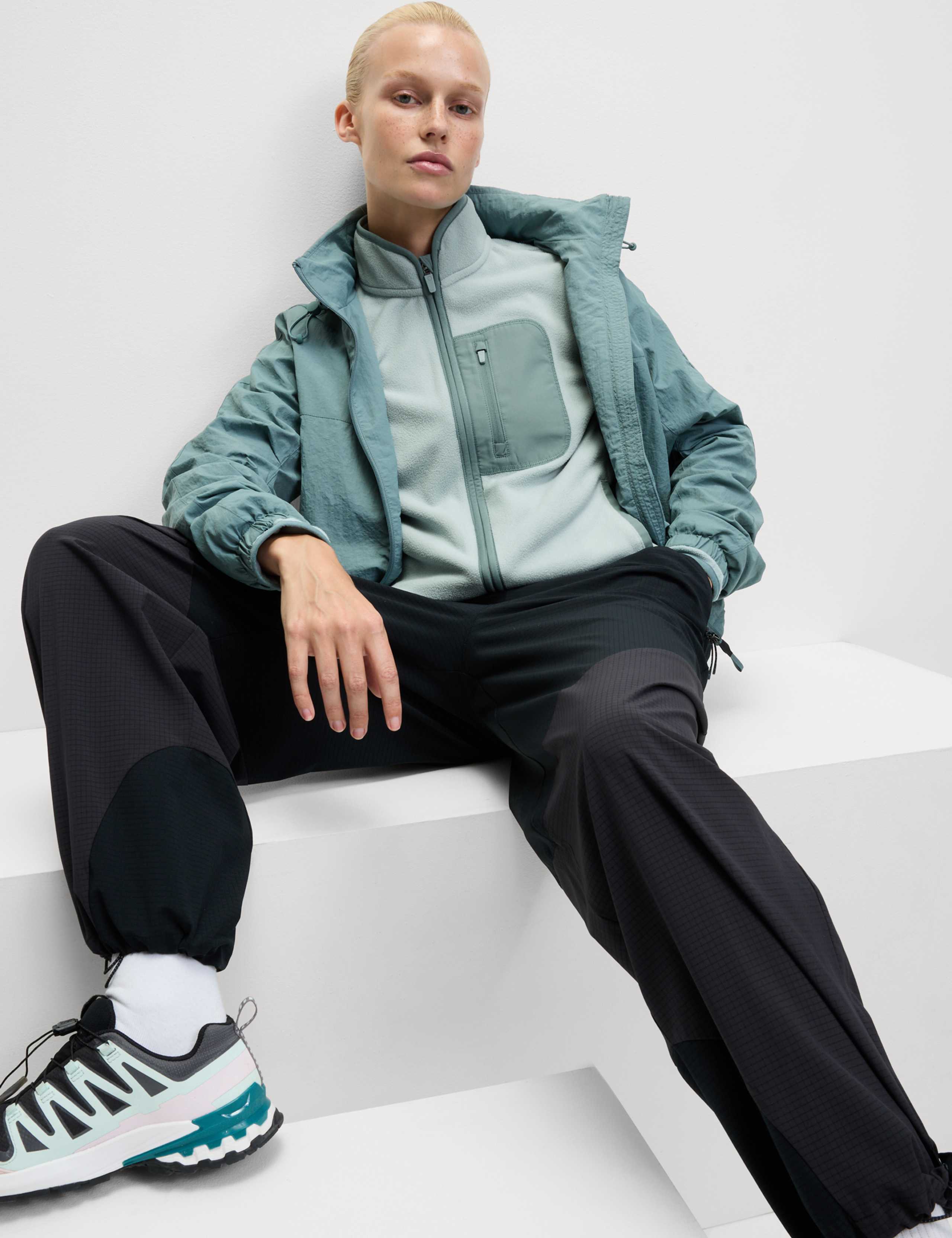 Thermal Zip Up Funnel Neck Fleece 3 of 6