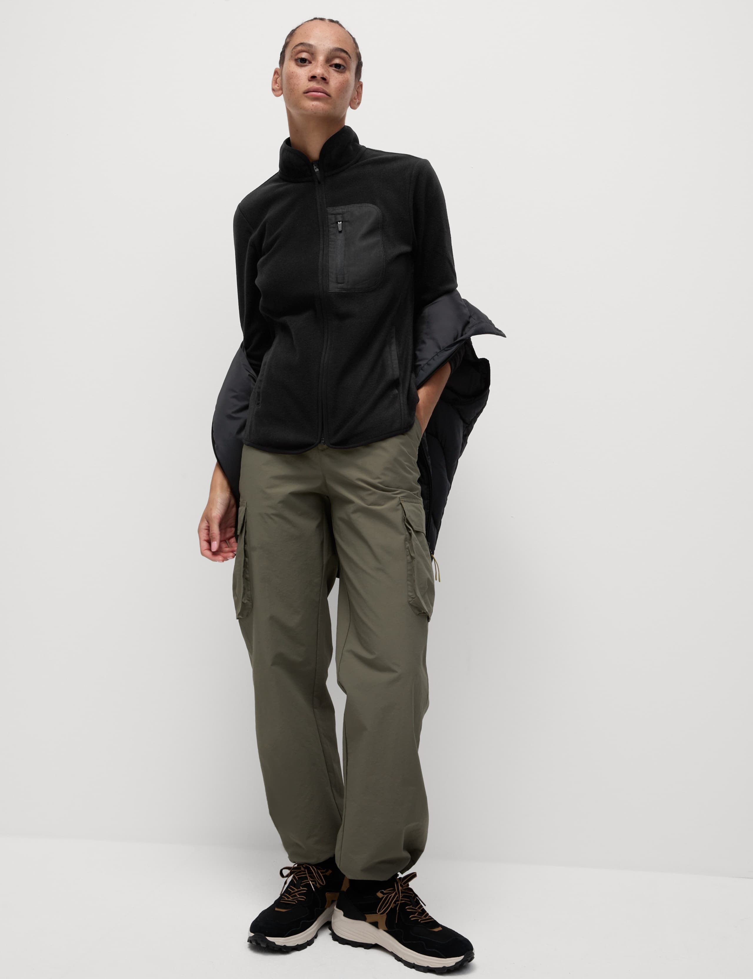 Thermal Zip Up Funnel Neck Fleece 3 of 6
