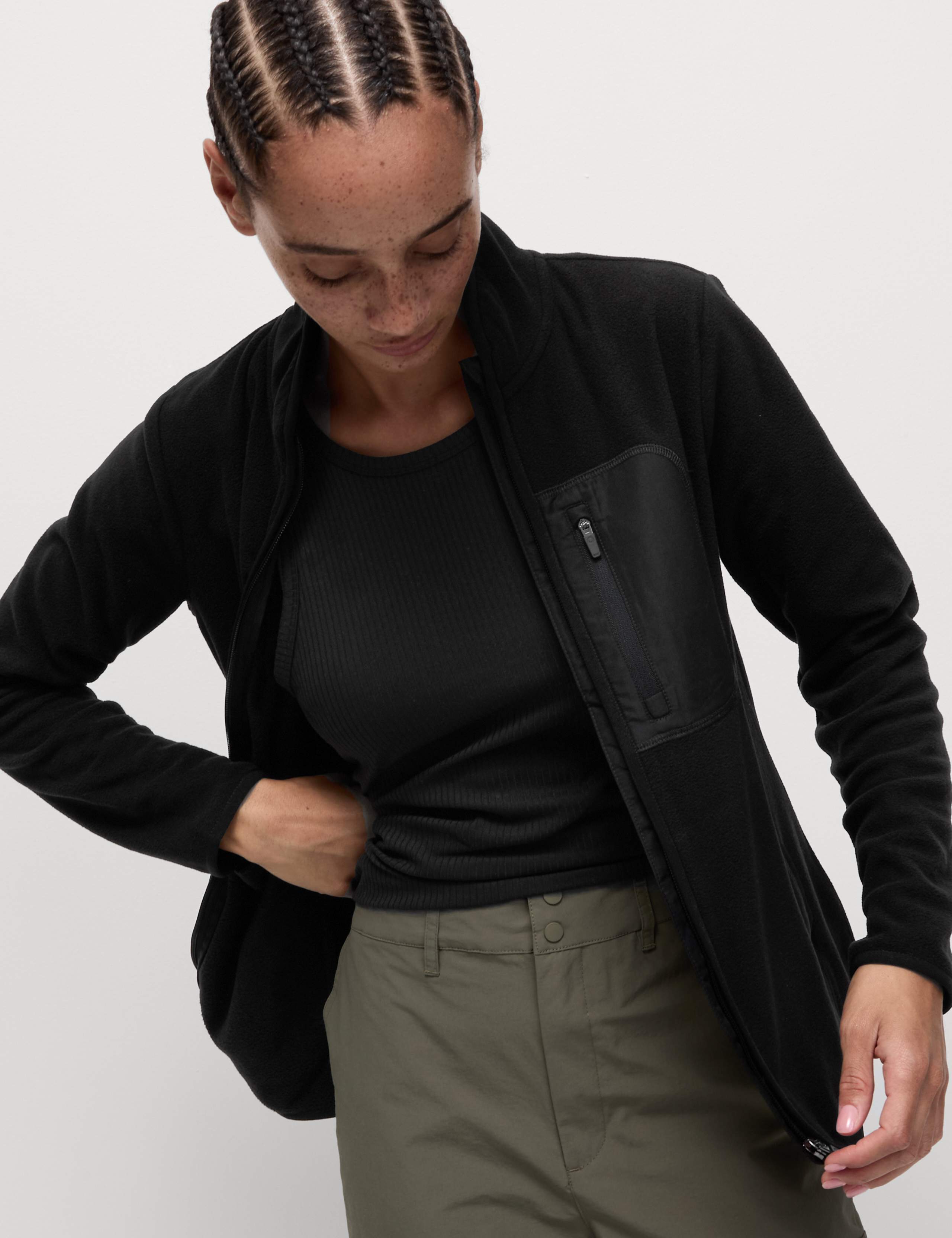 Thermal Zip Up Funnel Neck Fleece 5 of 6