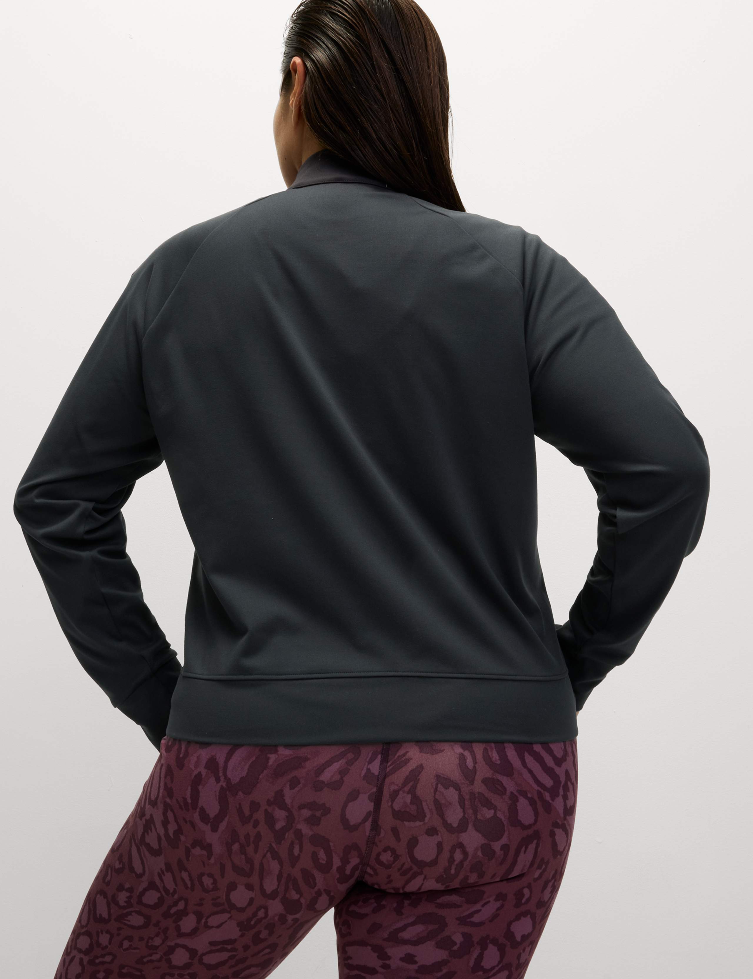 Funnel Neck Half Zip Yoga Top 5 of 6
