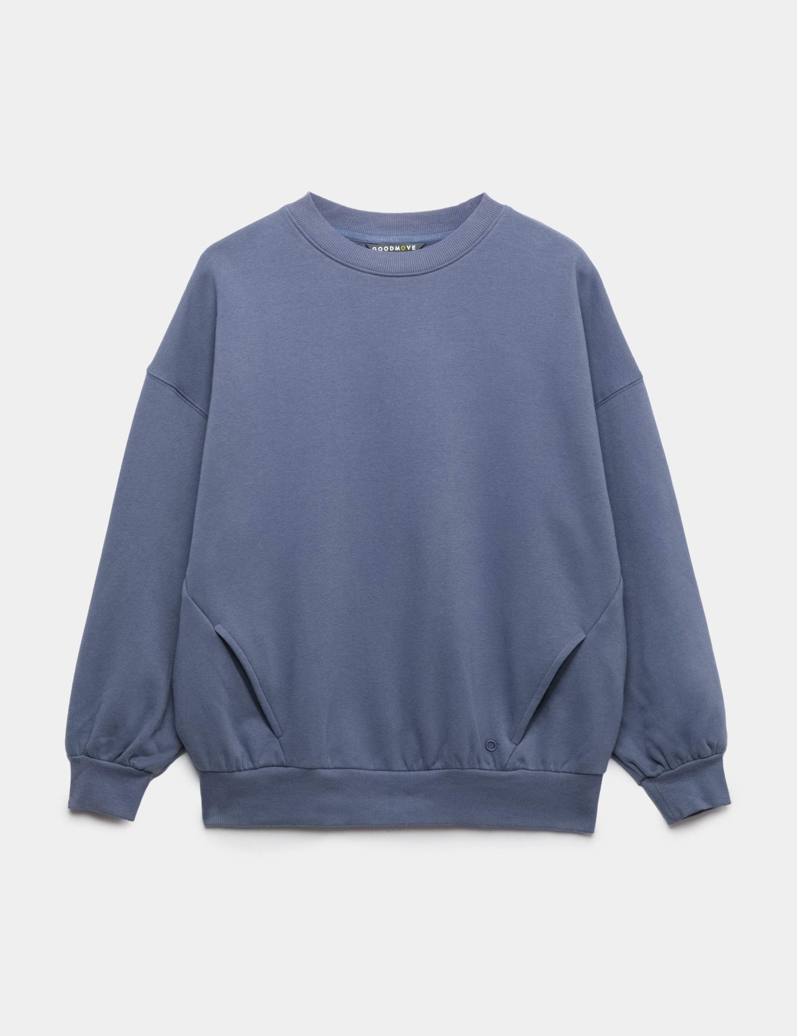 Cotton Rich Oversized Sweatshirt 1 of 2