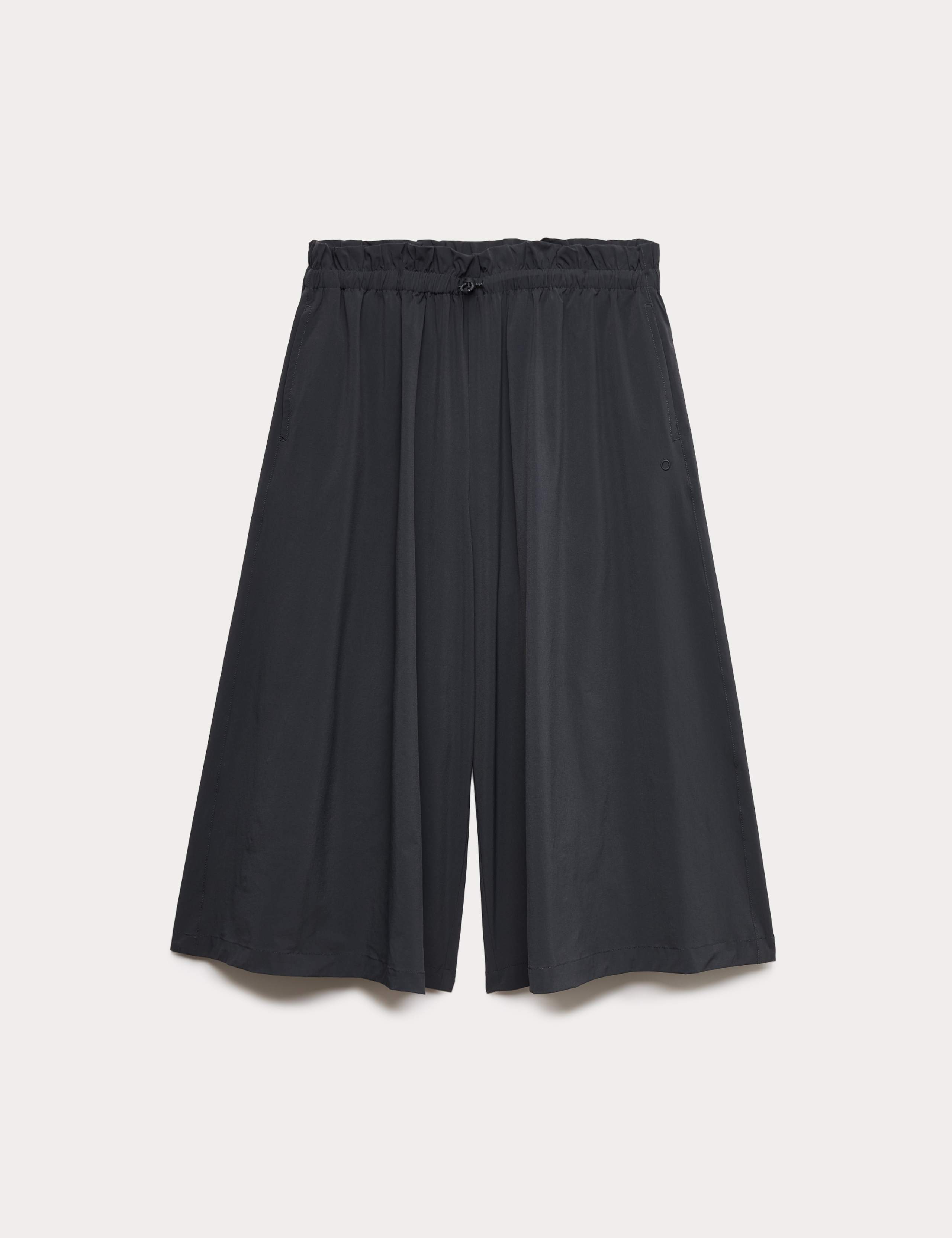Woven Lightweight High Waisted Wide Leg Culottes 2 of 6