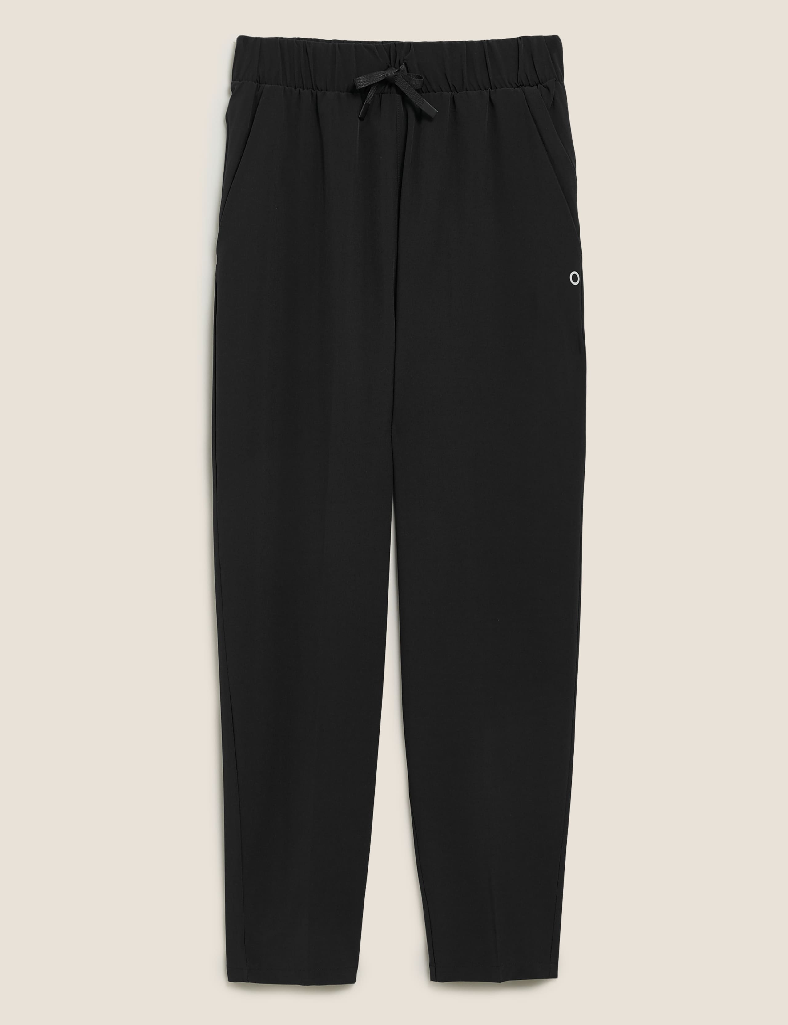 Woven Relaxed Tapered 7/8 Walking Trousers 2 of 8