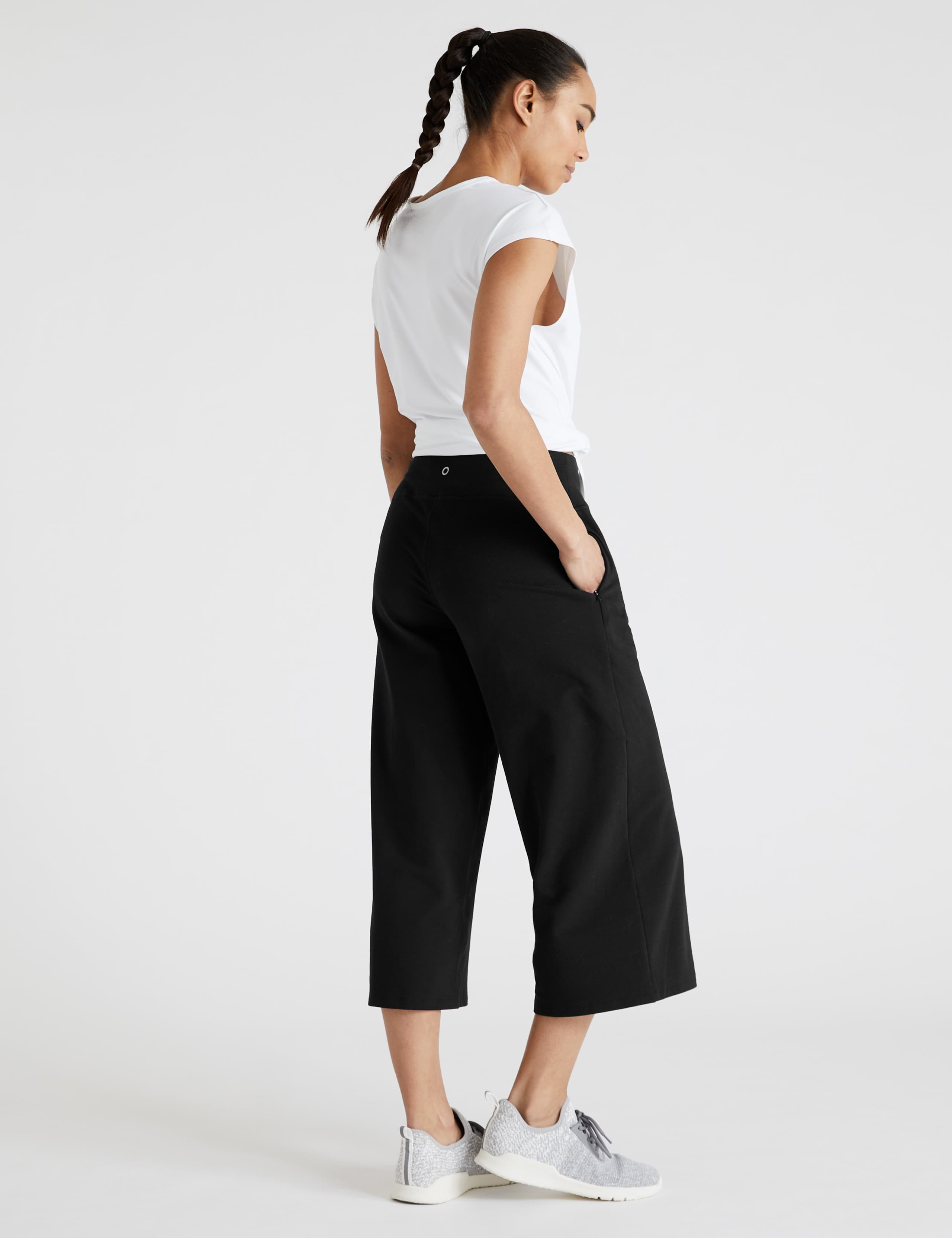 Cotton High Waisted Culottes 4 of 7
