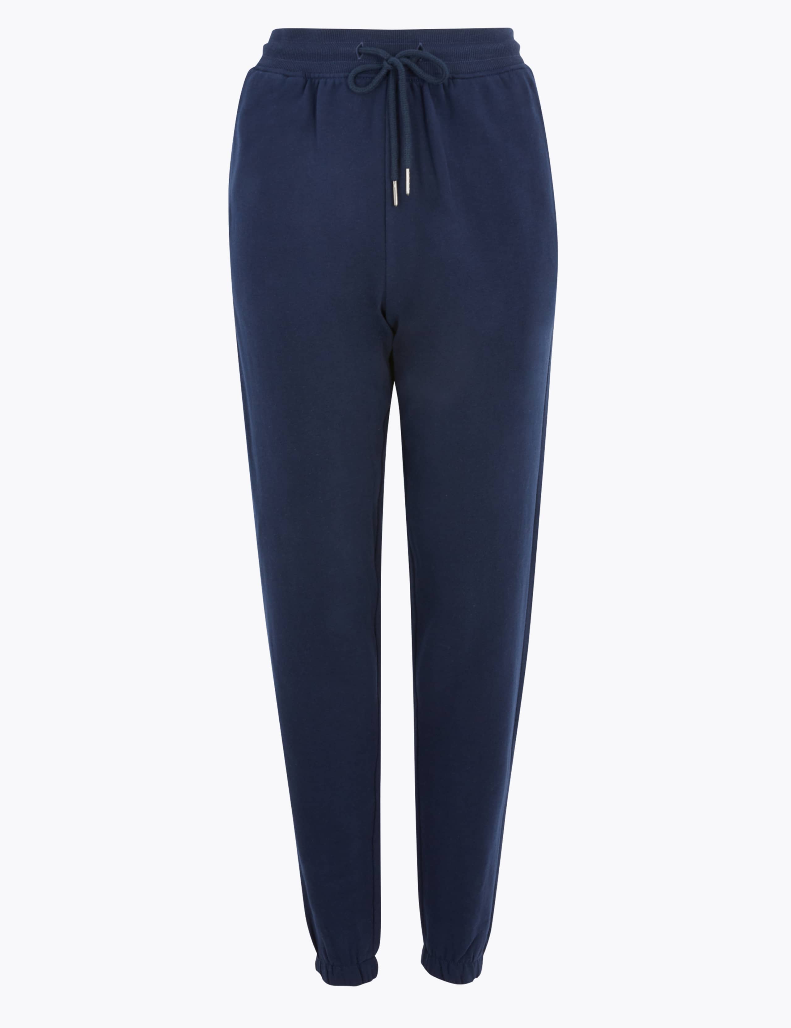 Cotton Brushed Tapered Ankle Grazer Joggers 2 of 5