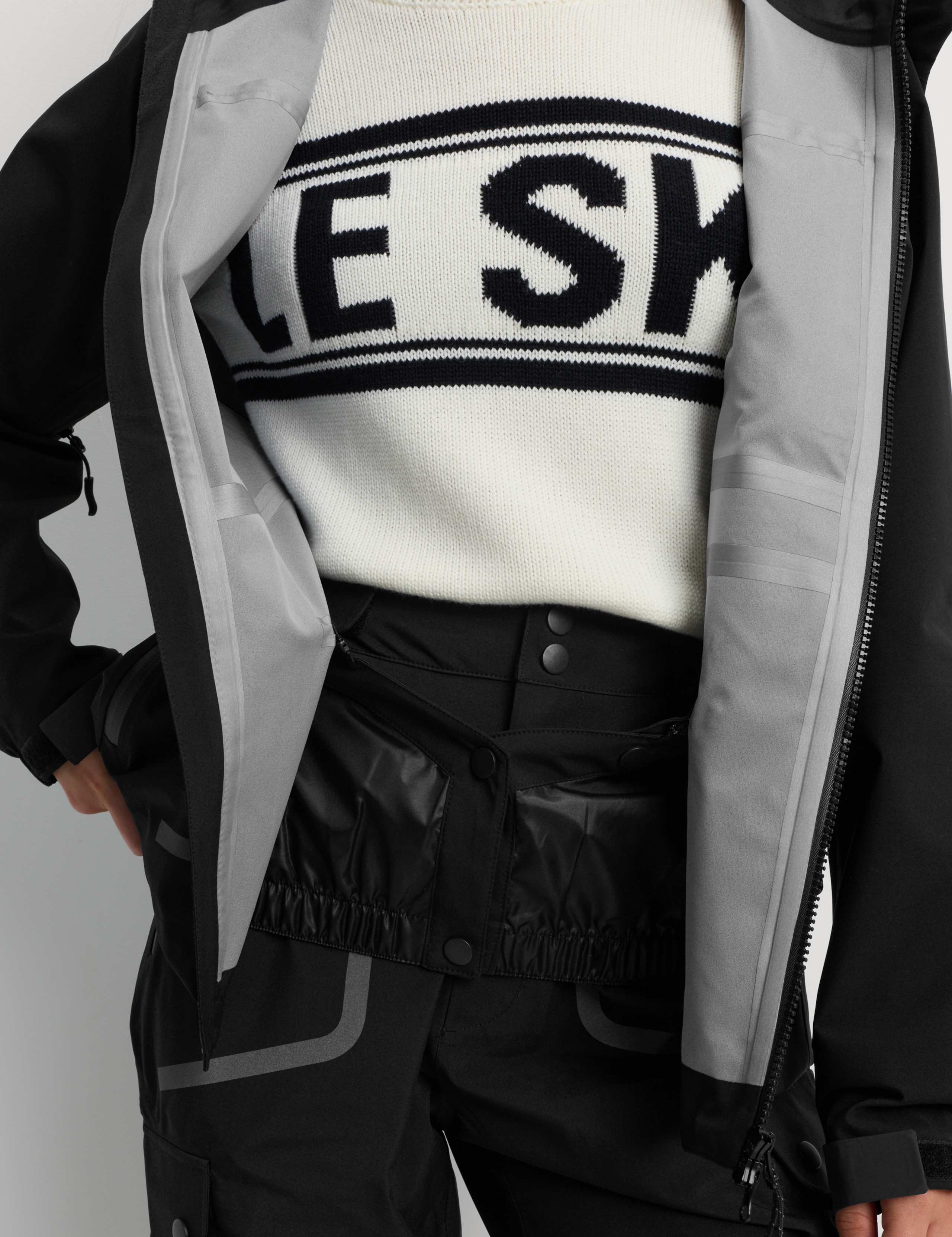 3 Layer Stormwear™ Ultra Waterproof Hooded Ski Jacket 5 of 7