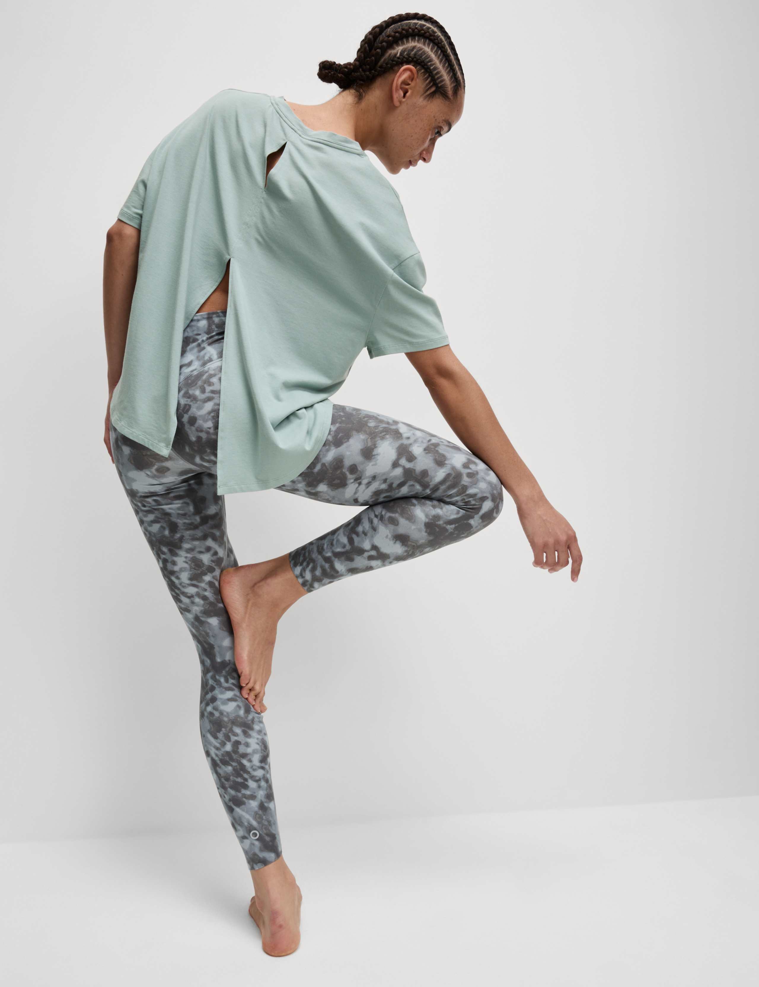 Modal Blend Lightweight Tie Back T-Shirt 5 of 6