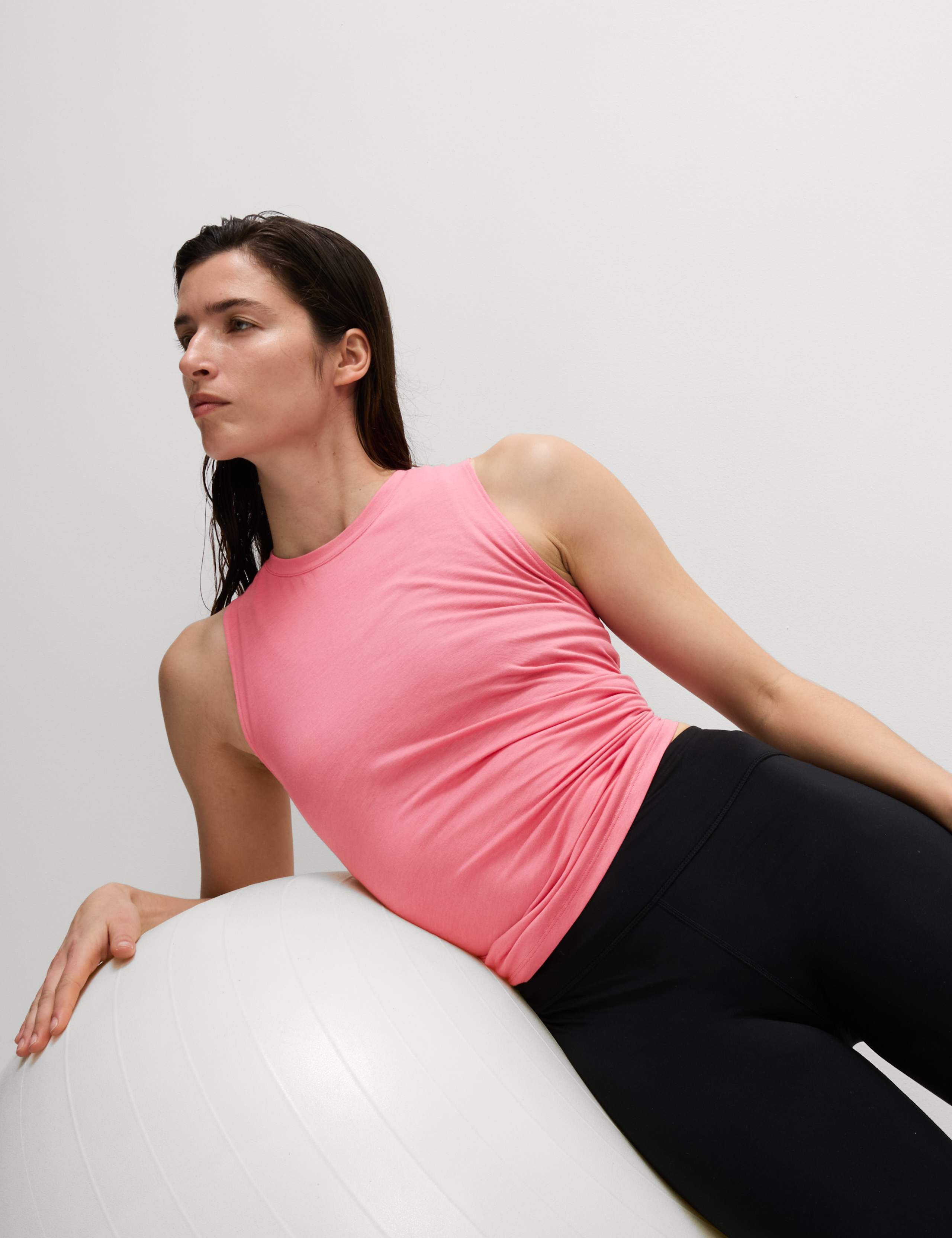 Cotton Modal Blend Tie Back Vest 5 of 6