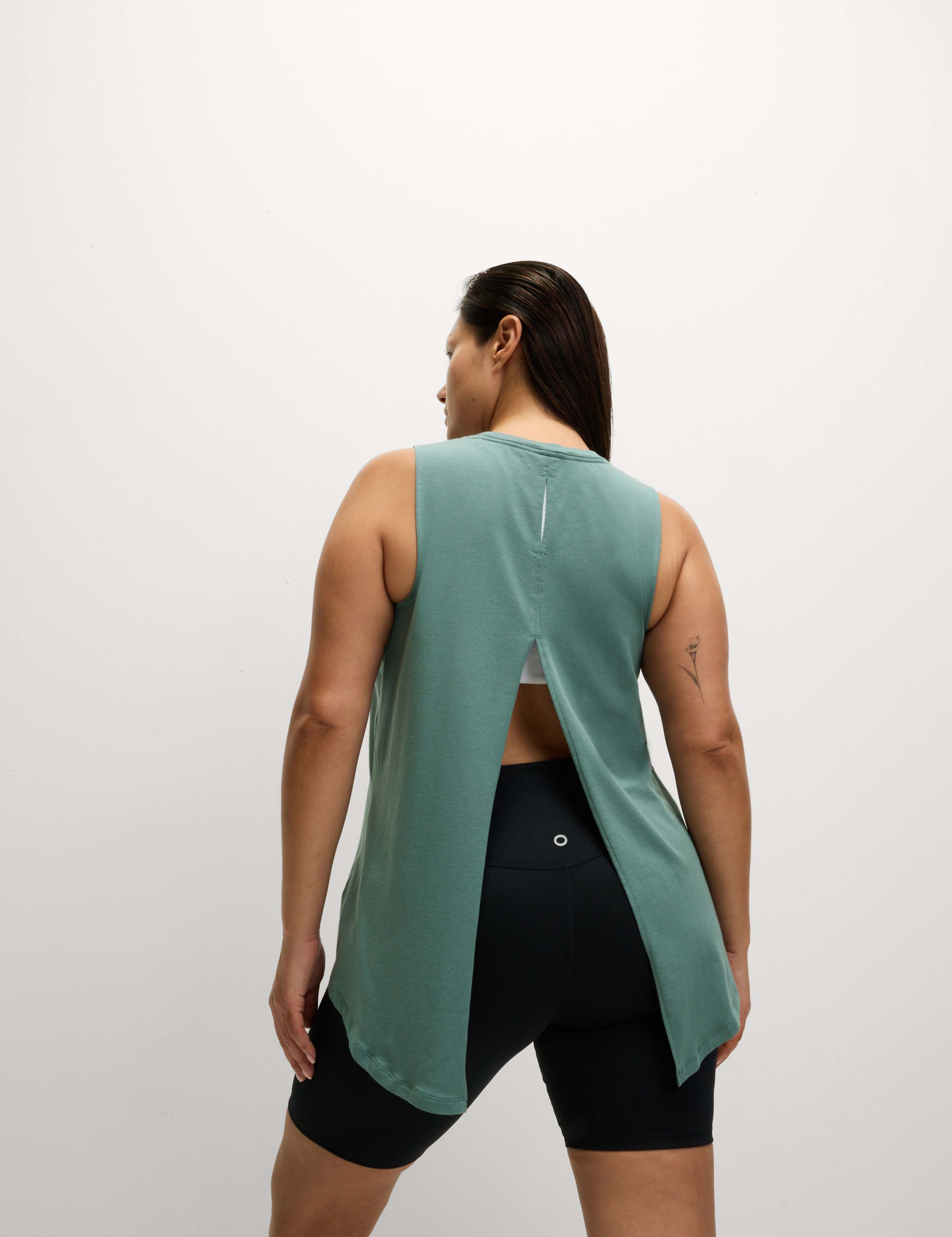 Cotton Modal Blend Tie Back Vest 4 of 5