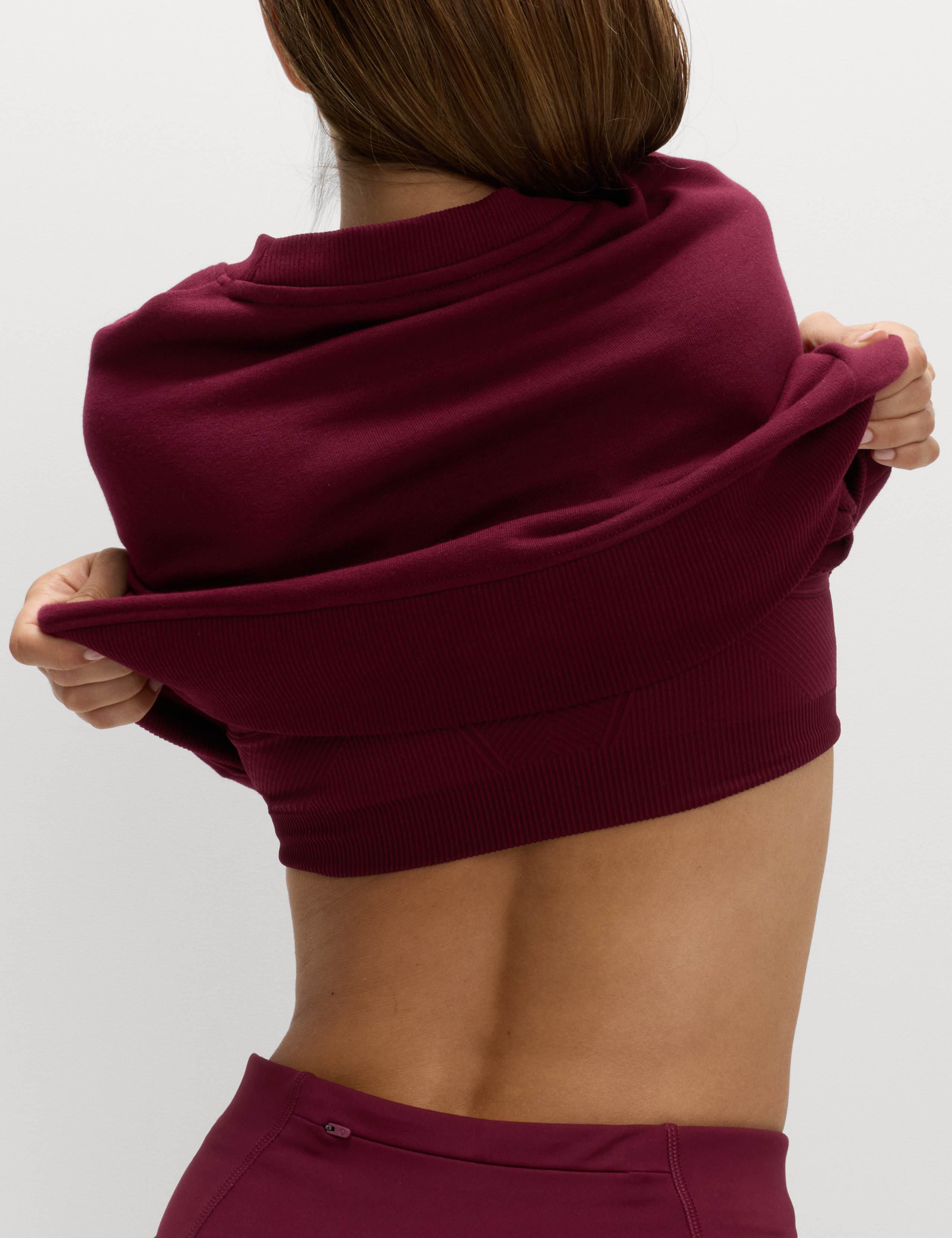 Cotton Rich Crew Neck Oversized Sweatshirt 4 of 6