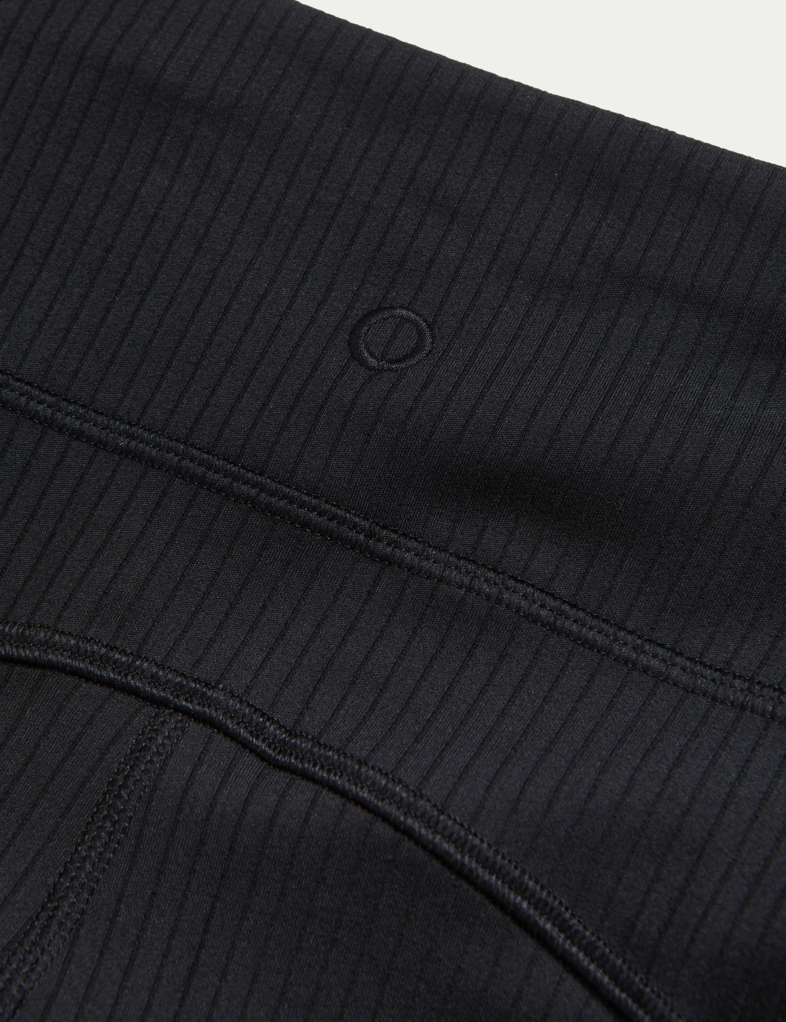 Ribbed High Waisted Flared Yoga Leggings 7 of 7