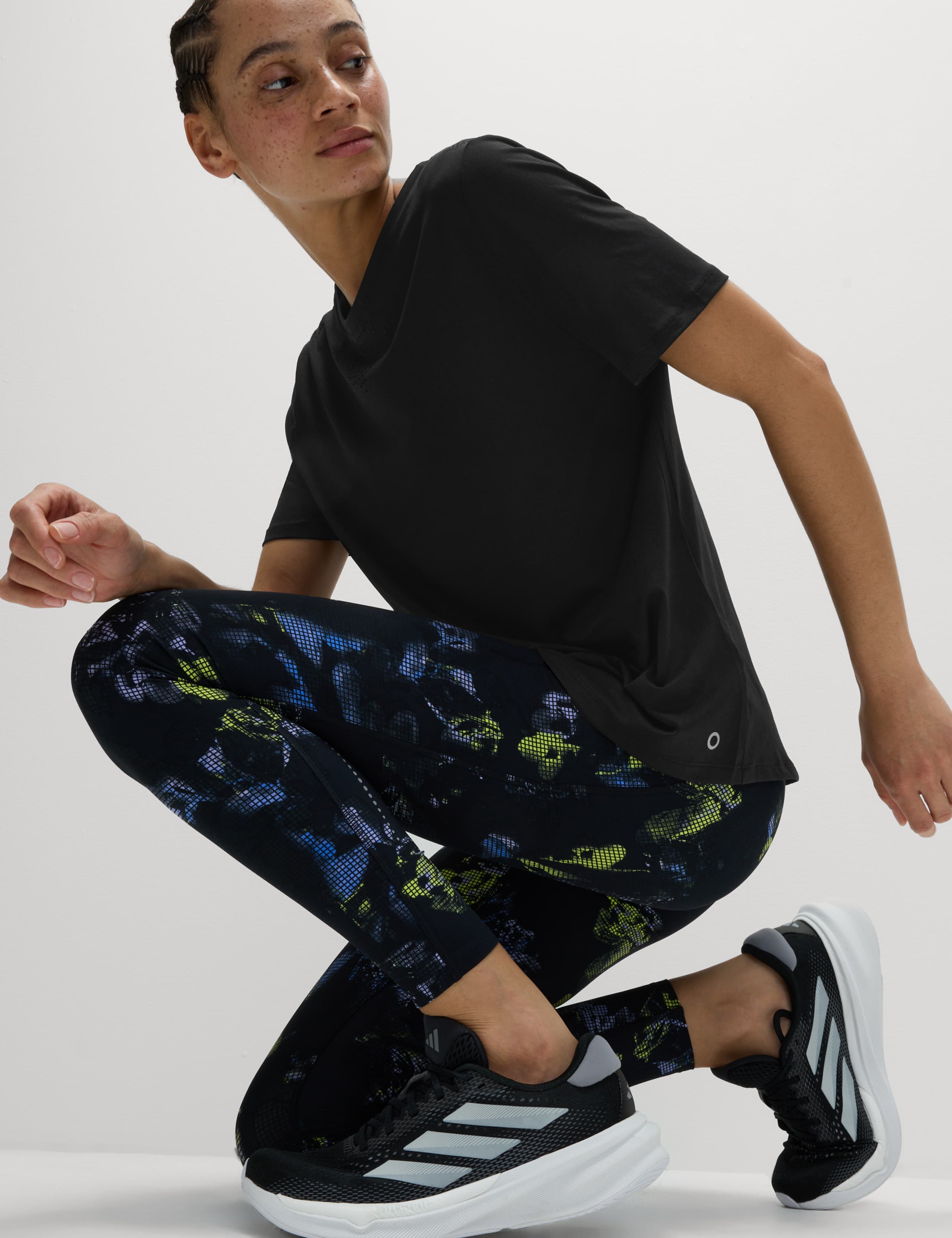 Crew Neck Laser Cut Relaxed T-Shirt 5 of 7