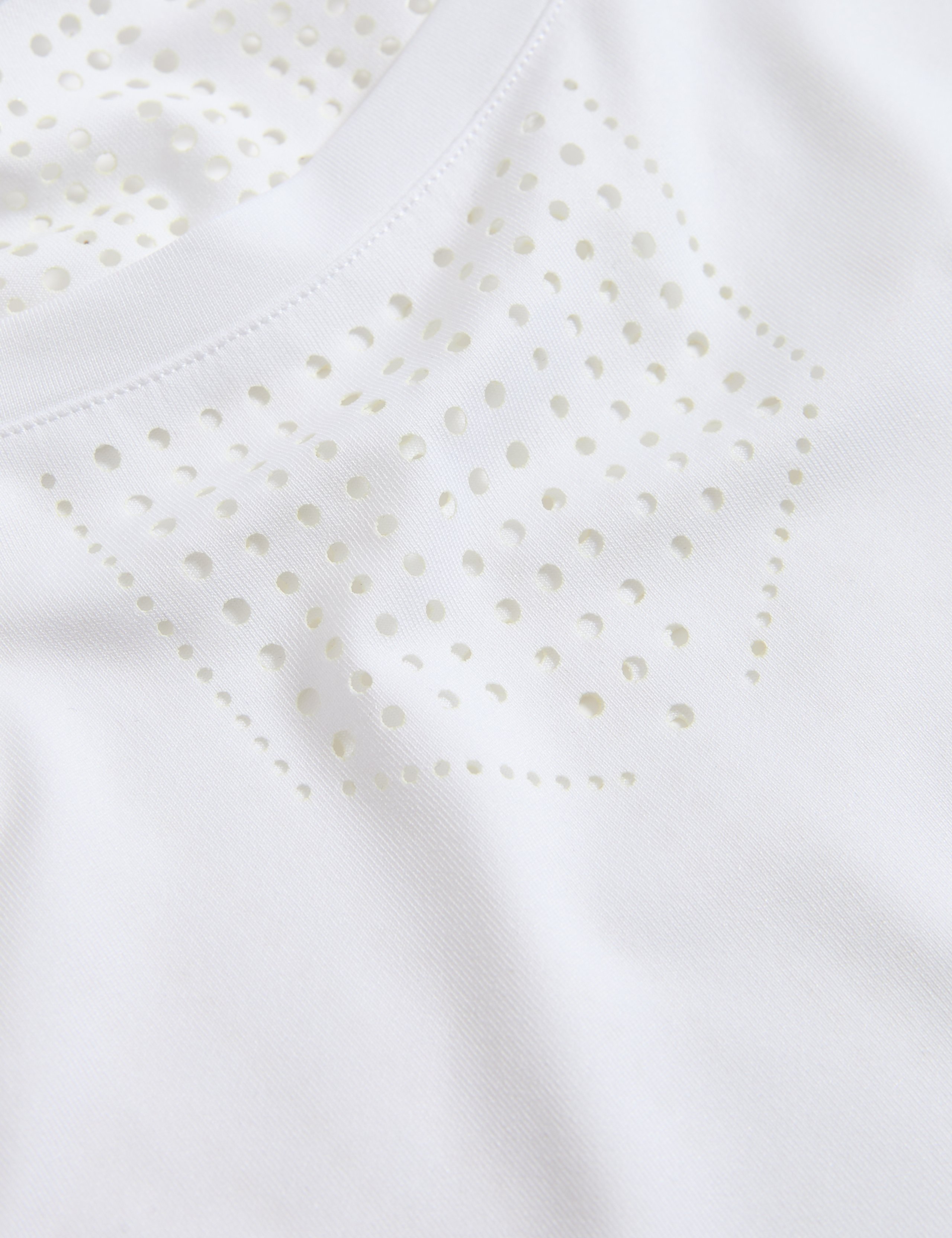 Crew Neck Laser Cut Relaxed T-Shirt 5 of 5