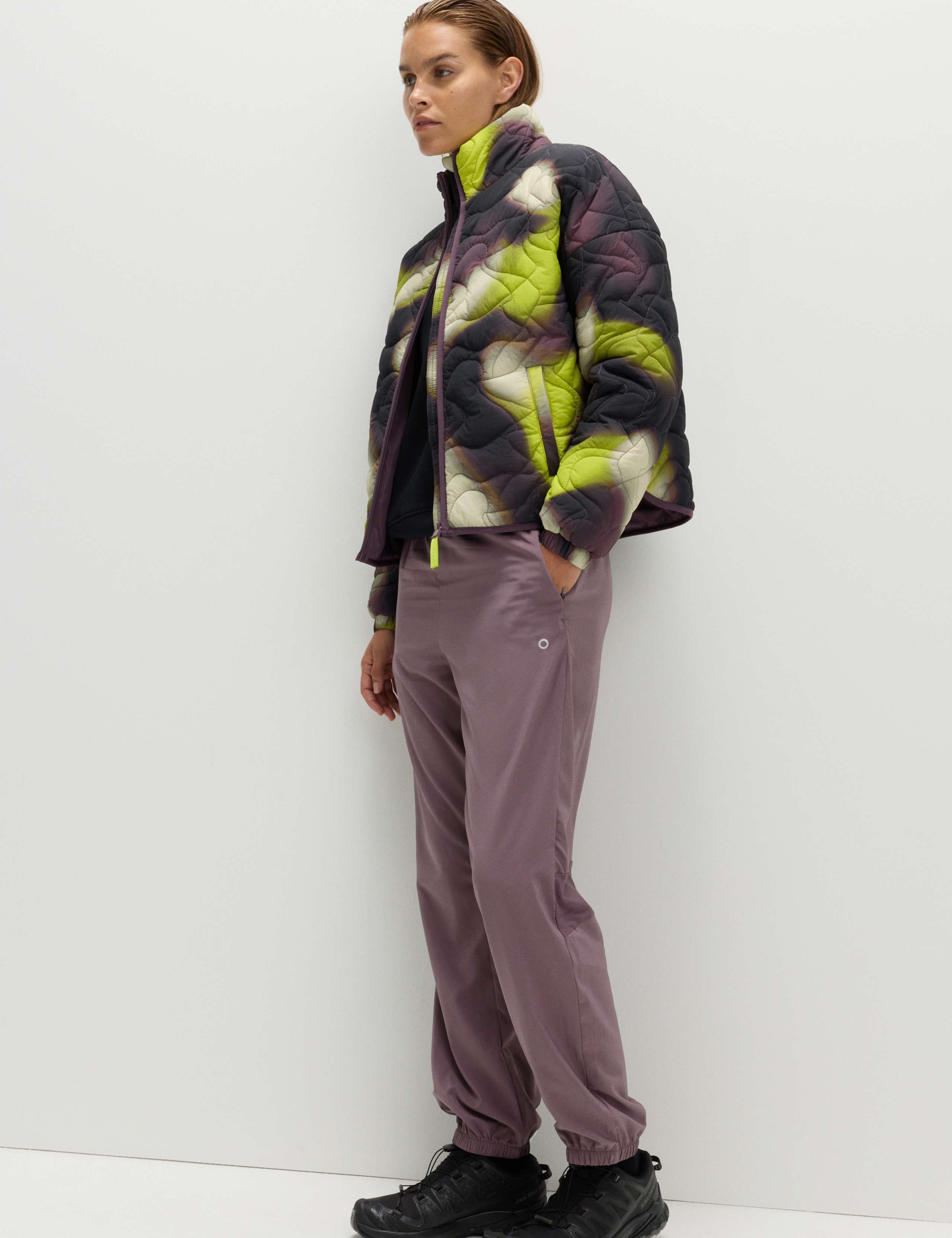 Woven Mesh Panel Lightweight Cuffed Joggers 6 of 7