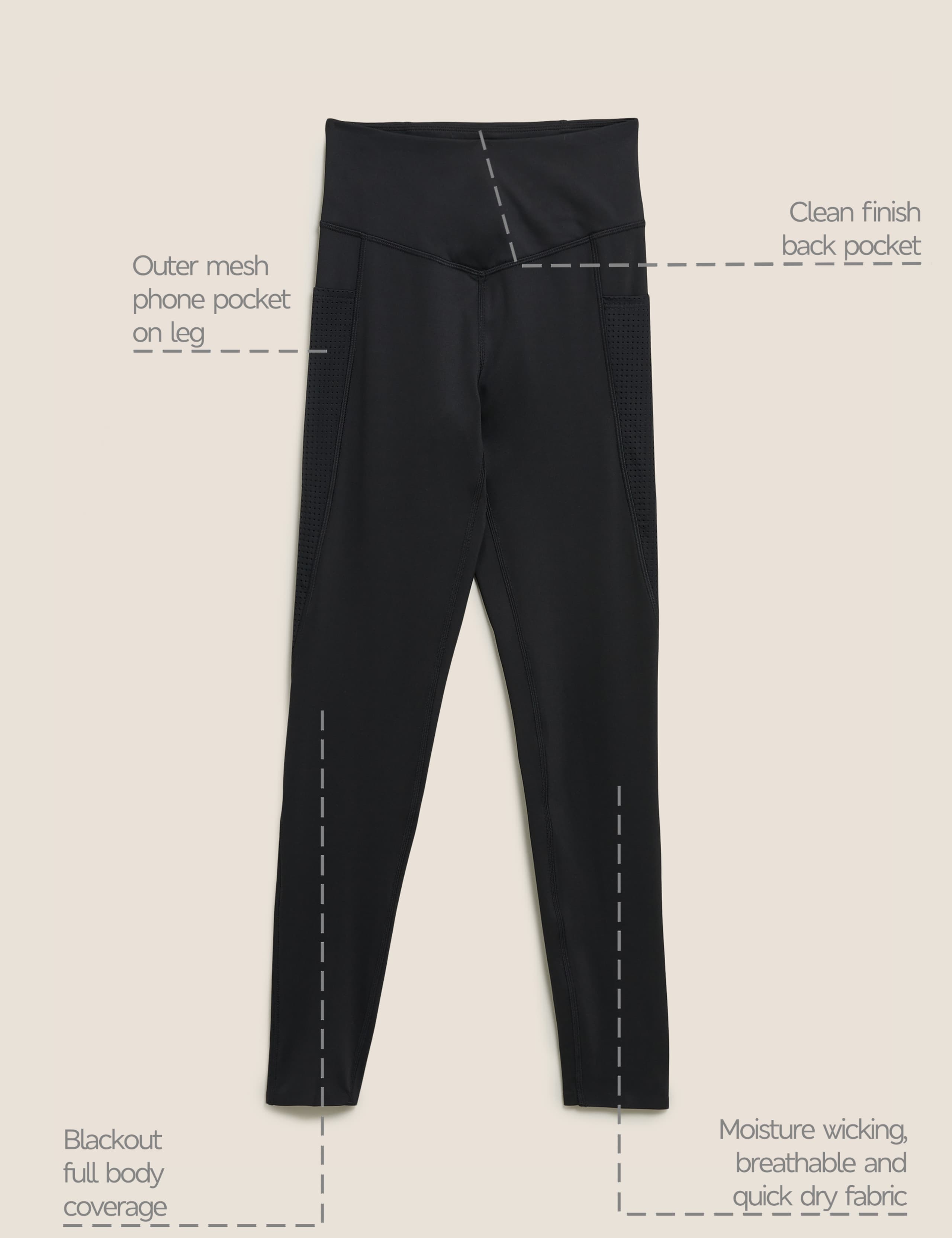 Go Train High Waisted Gym Leggings 9 of 9