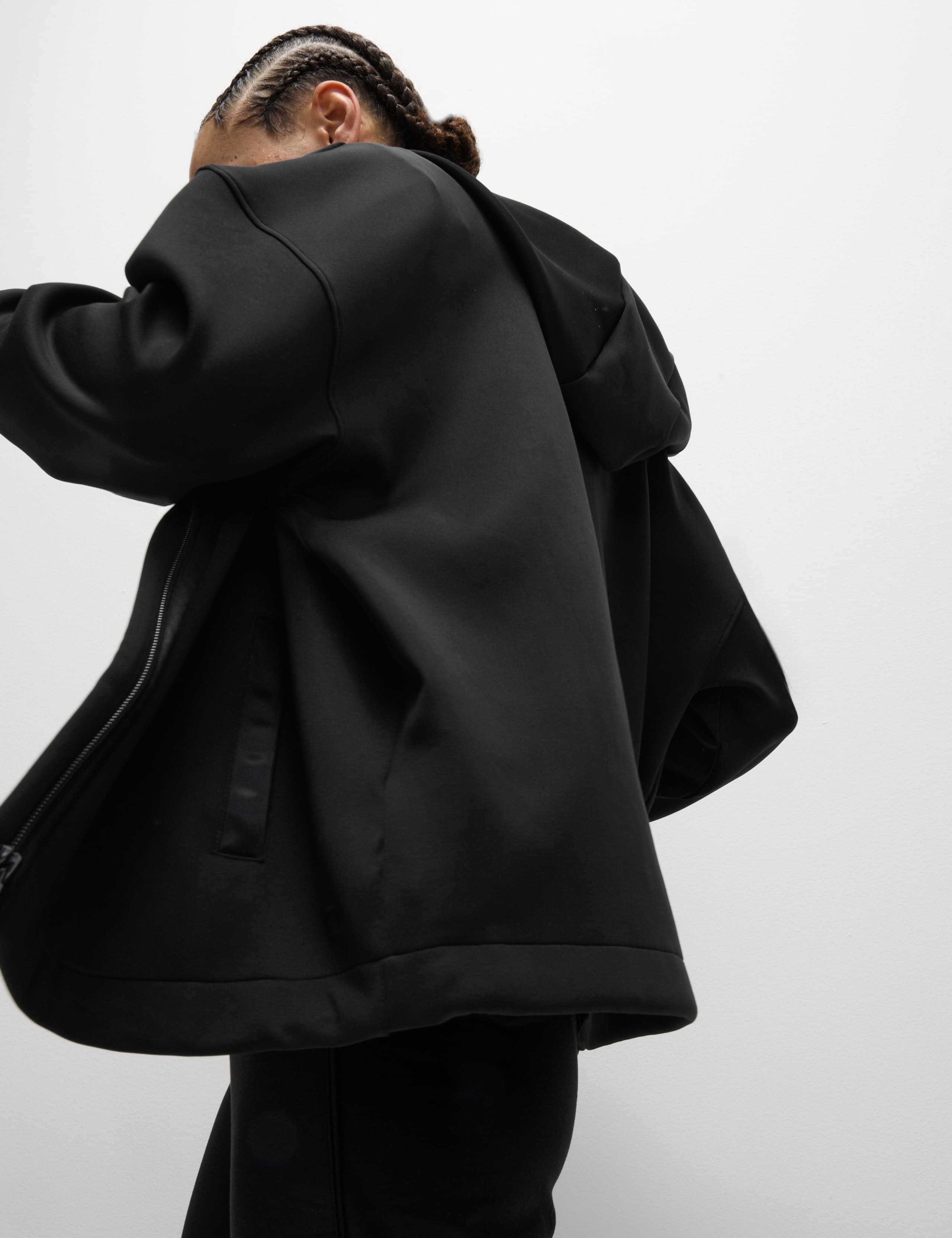Scuba Zip Up Relaxed Hoodie 3 of 7