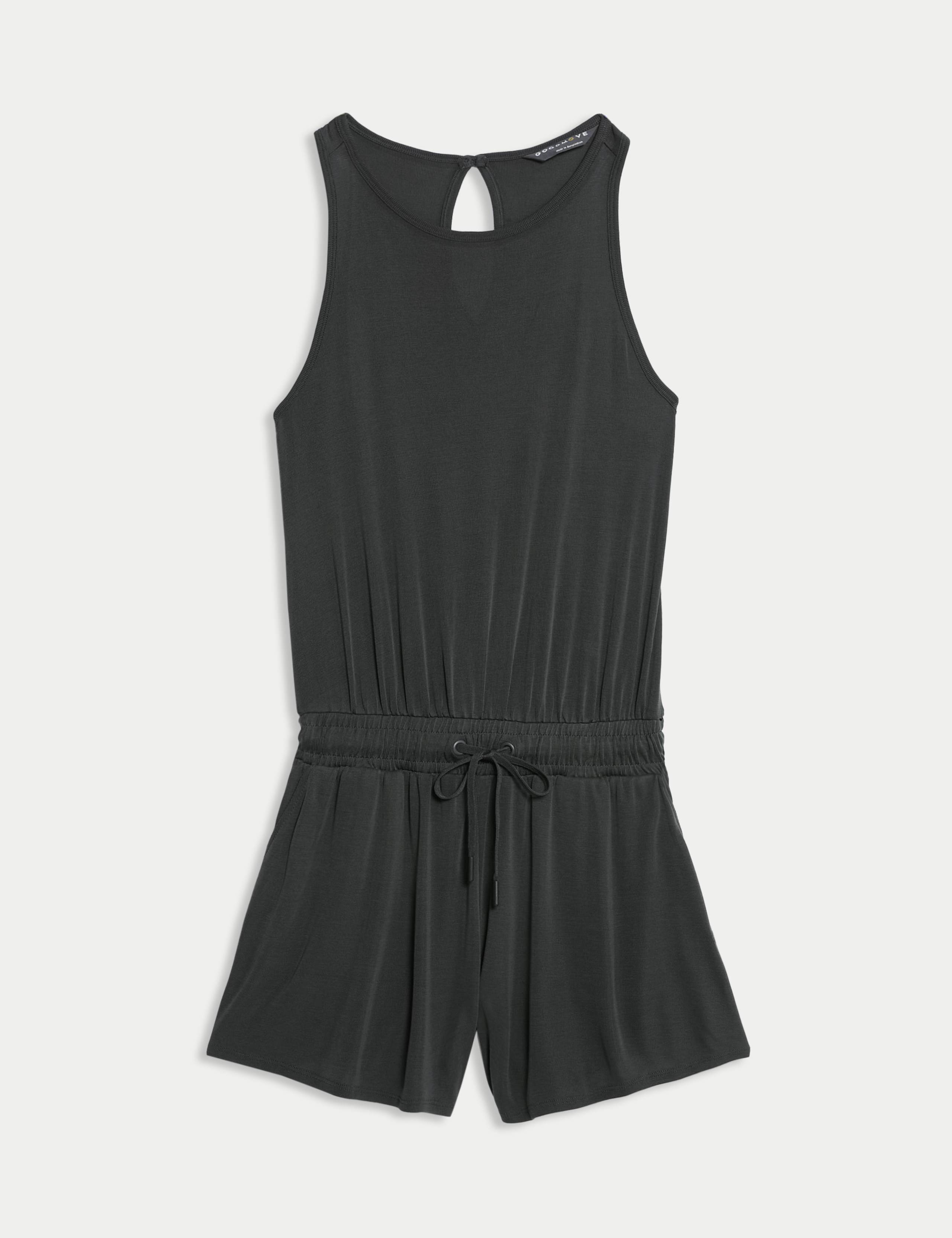 Modal Rich Ribbed Relaxed Playsuit 2 of 8
