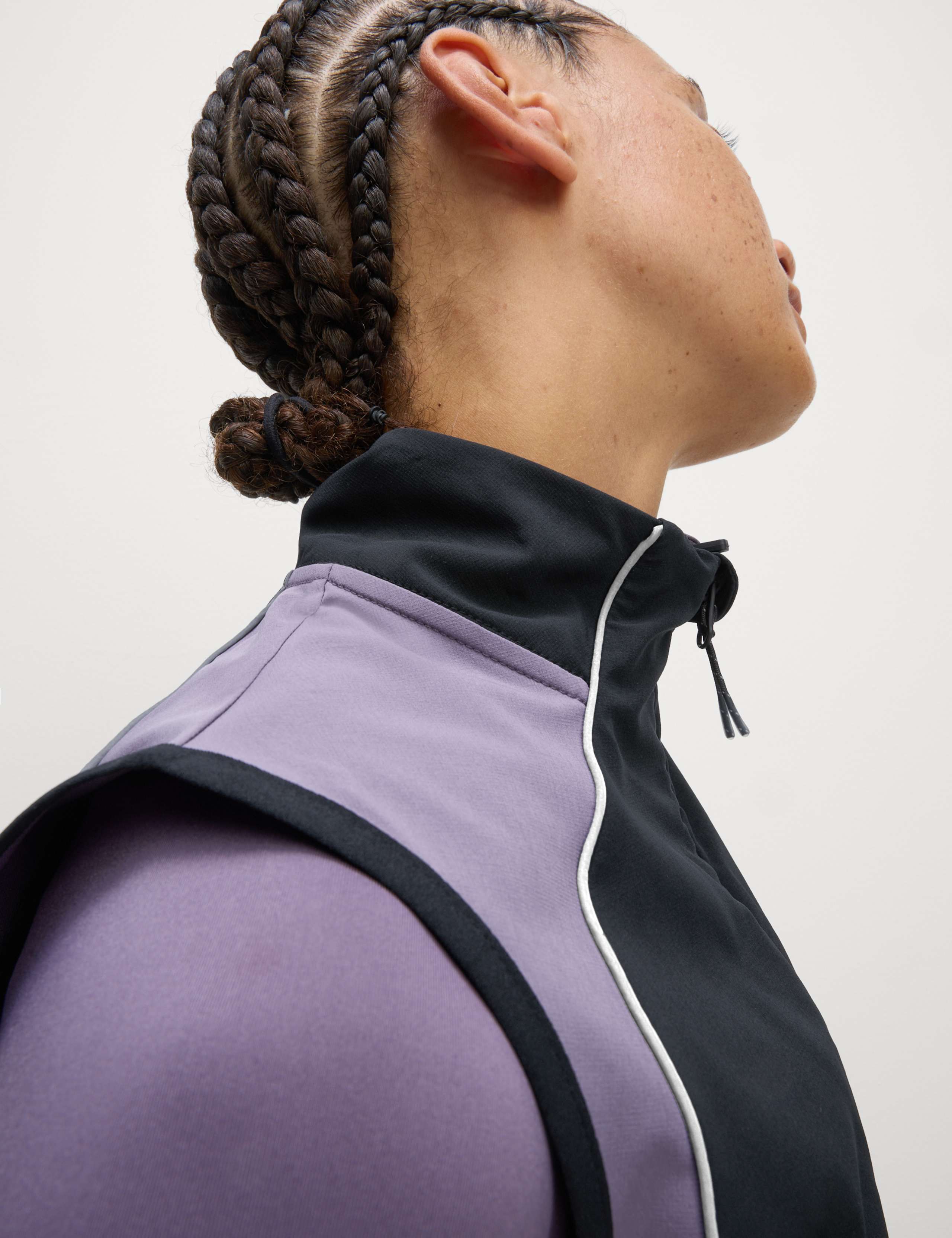 Colour Block Cropped Gilet 6 of 7