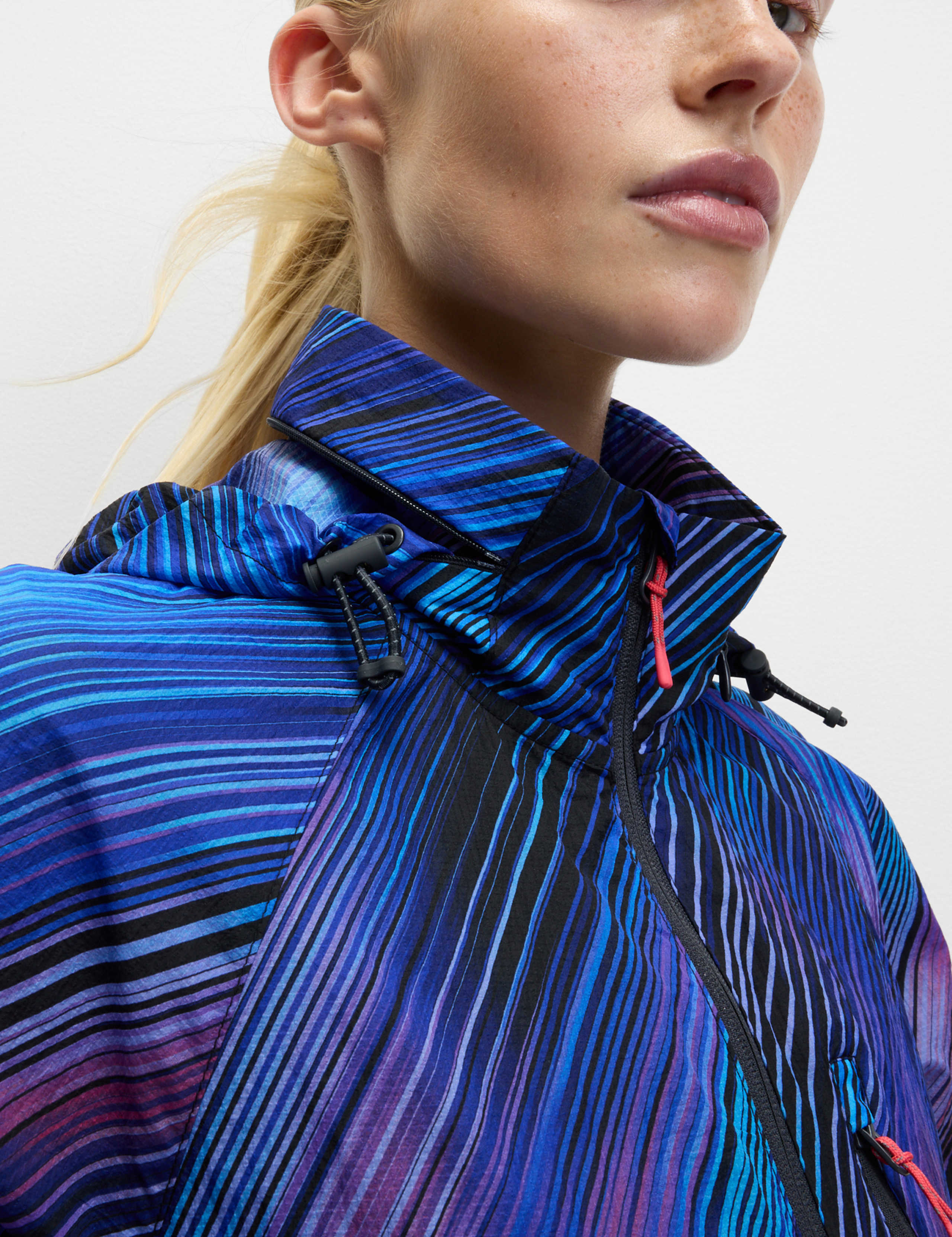 Woven Stormwear™ Printed Funnel Neck Running Jacket 6 of 7