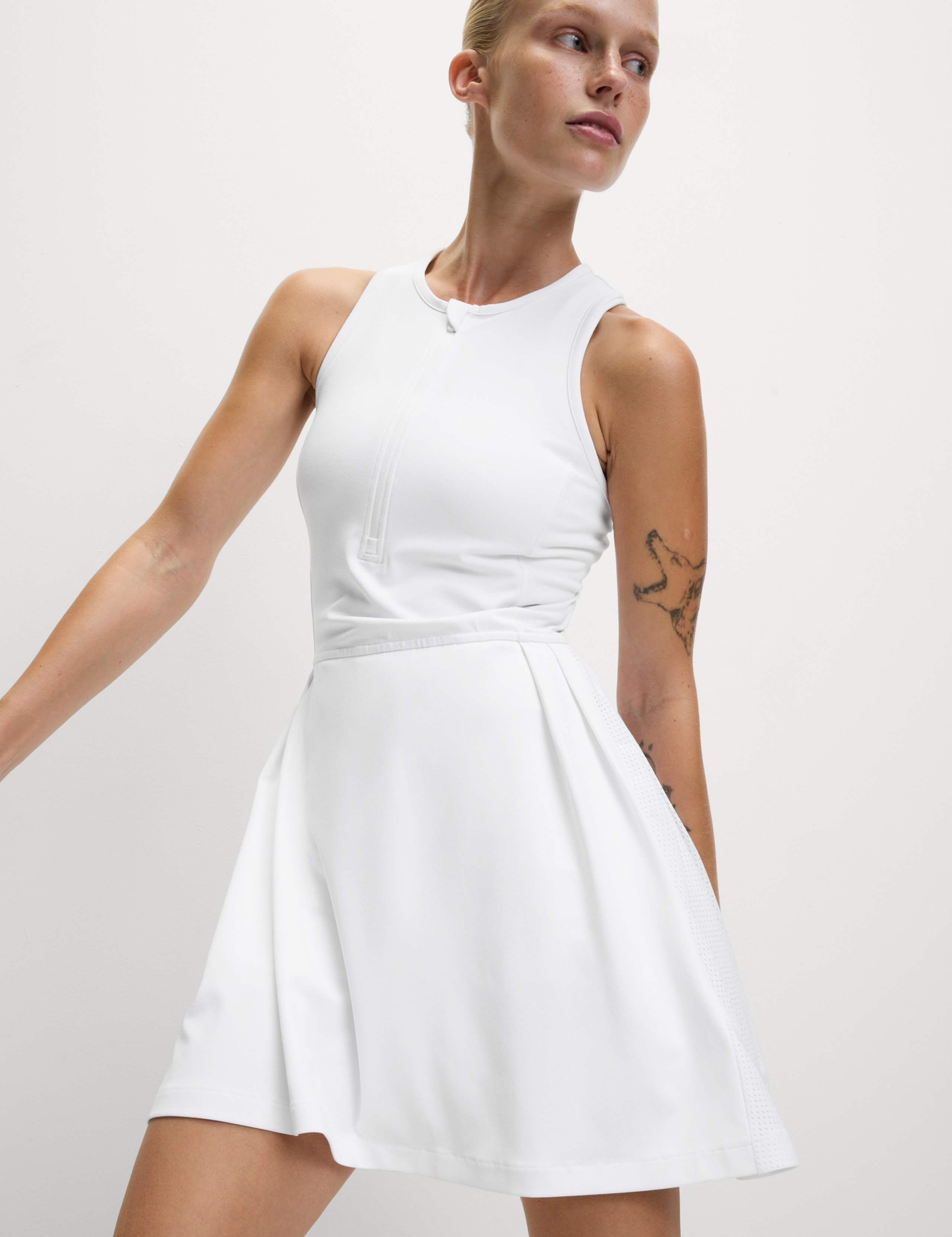 Half Zip Pleated Sports Dress 3 of 7