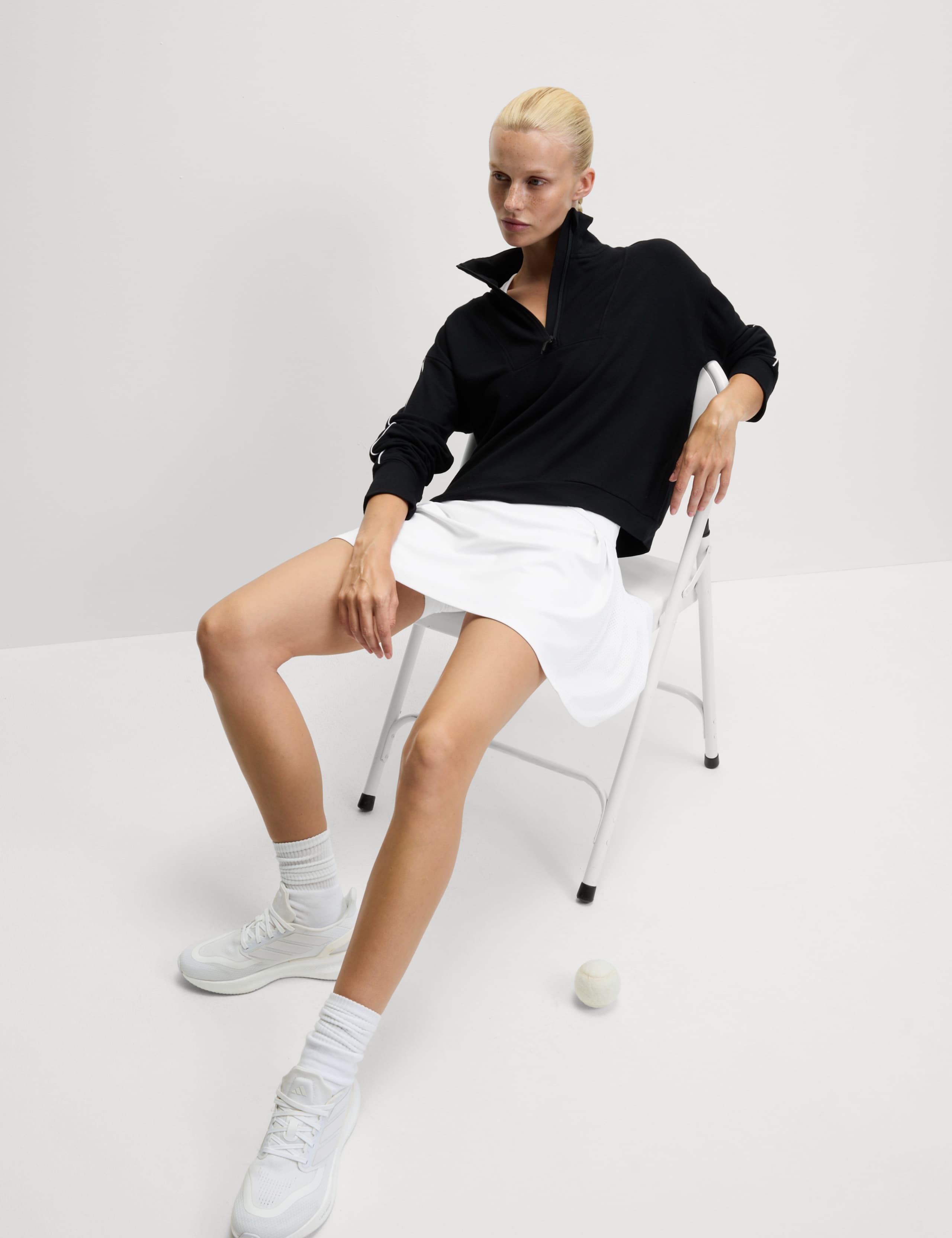 Pleated High Waisted Skort 4 of 6