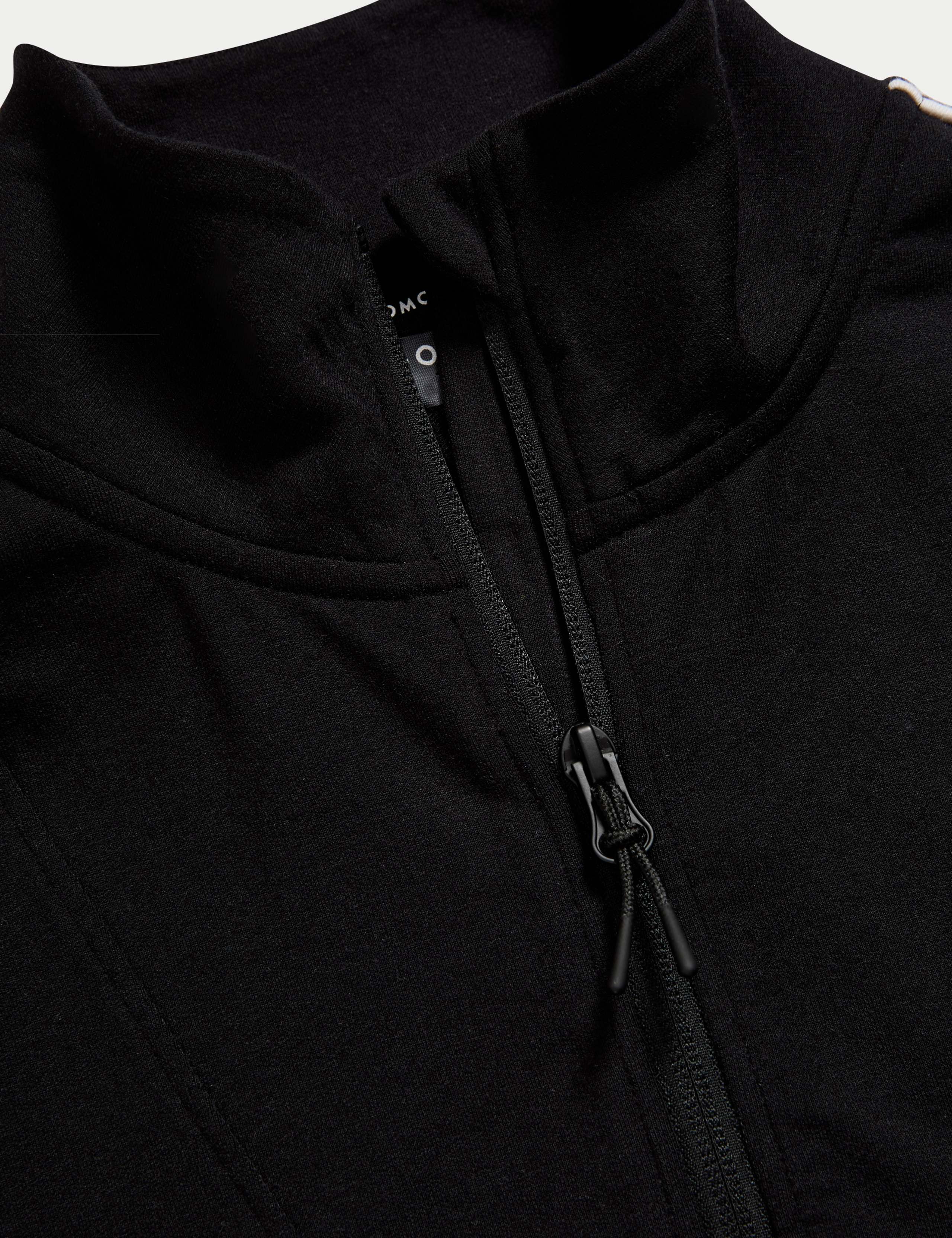 Modal Rich Funnel Neck Half Zip Top 6 of 6