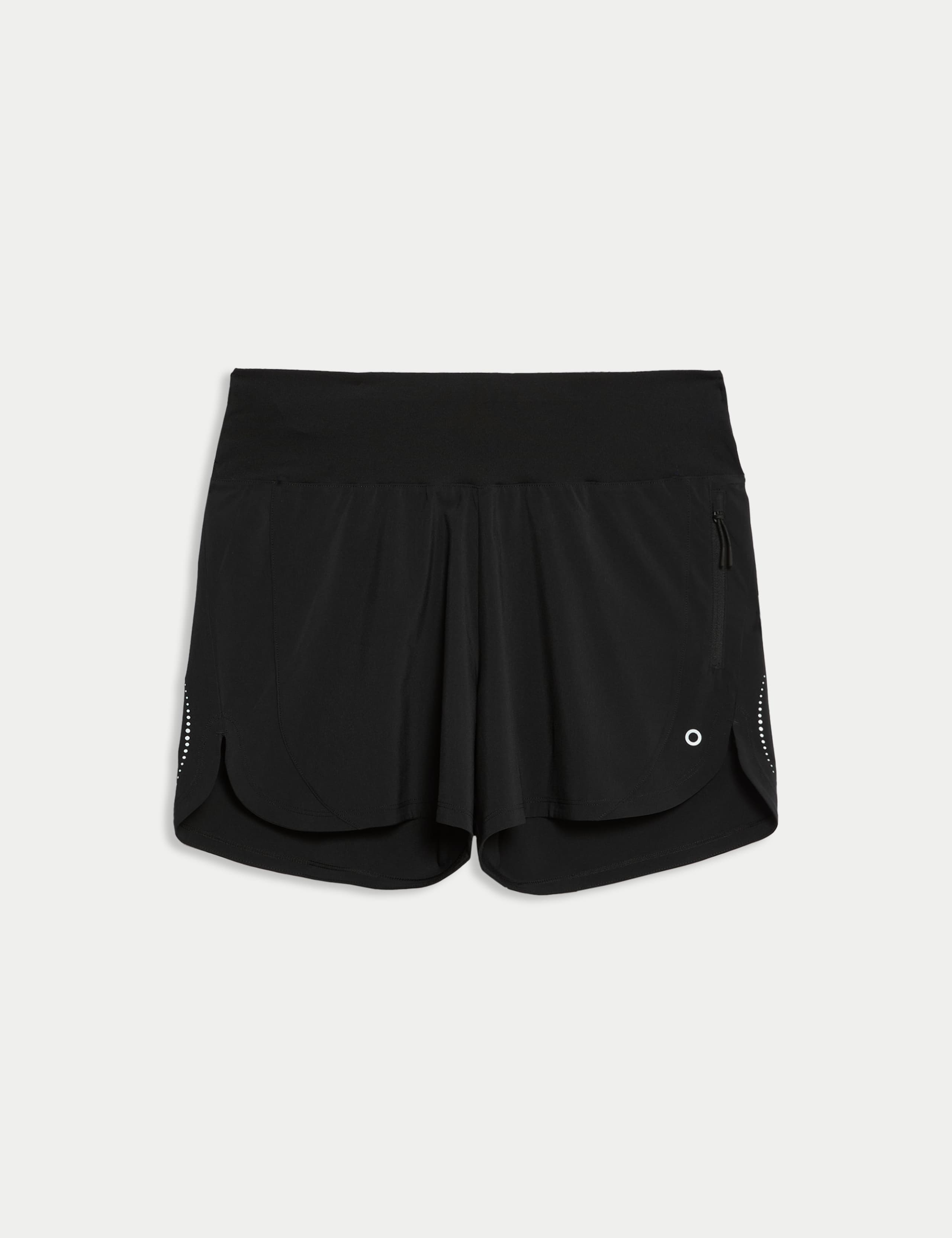 Woven High Waisted Running Shorts 2 of 6