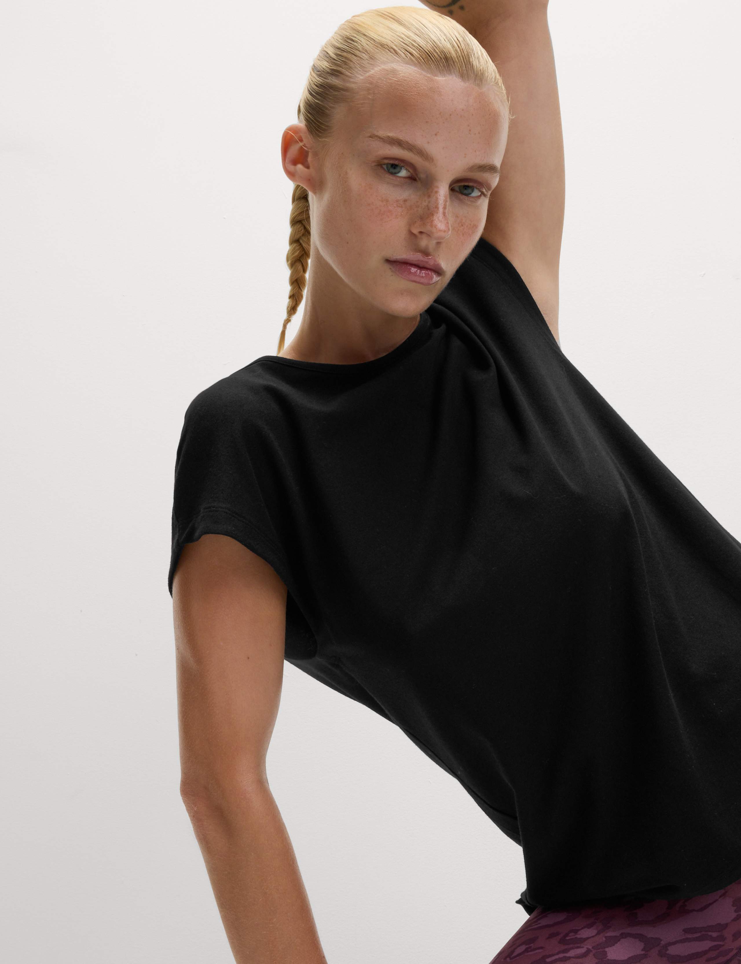 Modal Blend Yoga T-Shirt 6 of 7