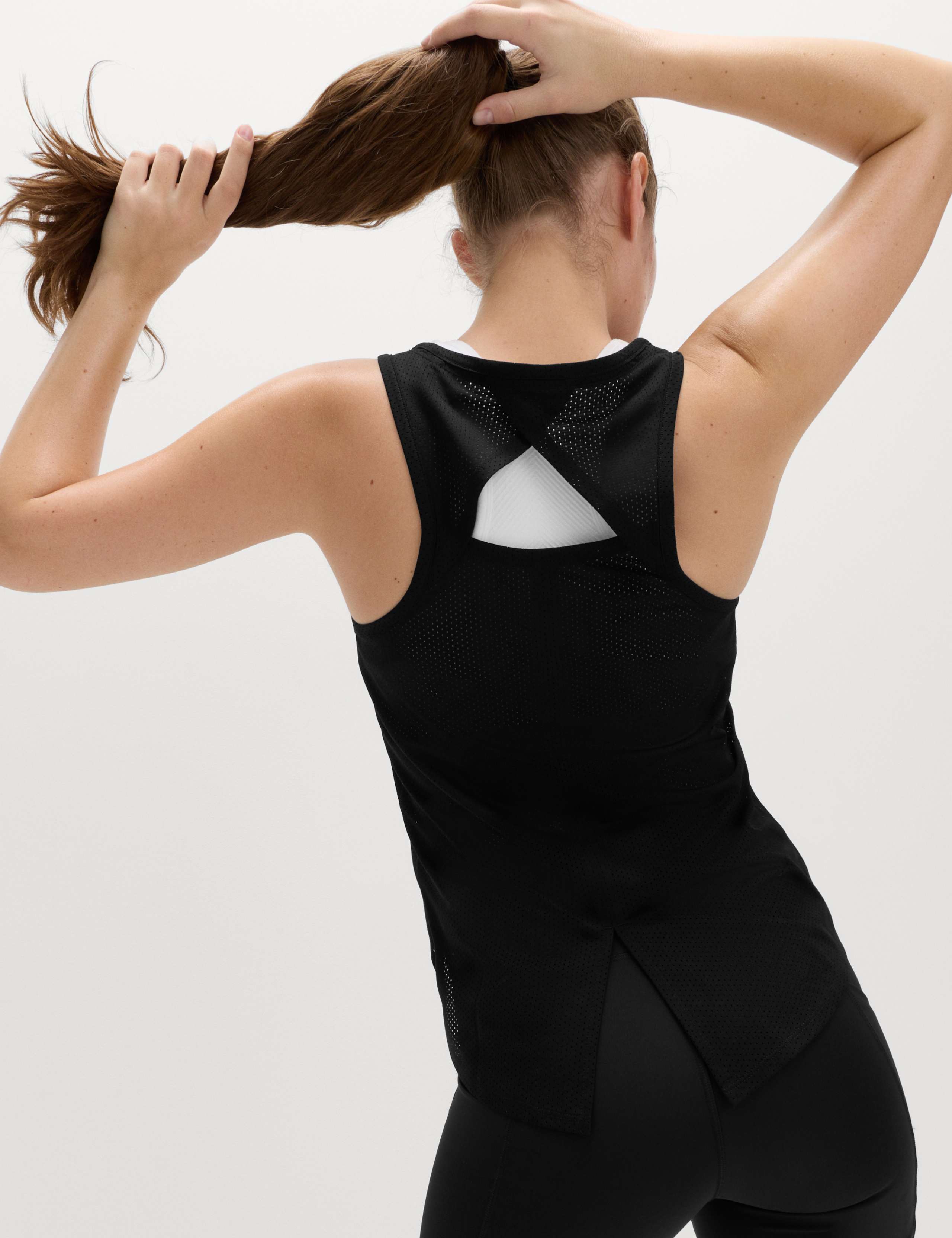 Lightweight Textured Relaxed Vest Top 3 of 7