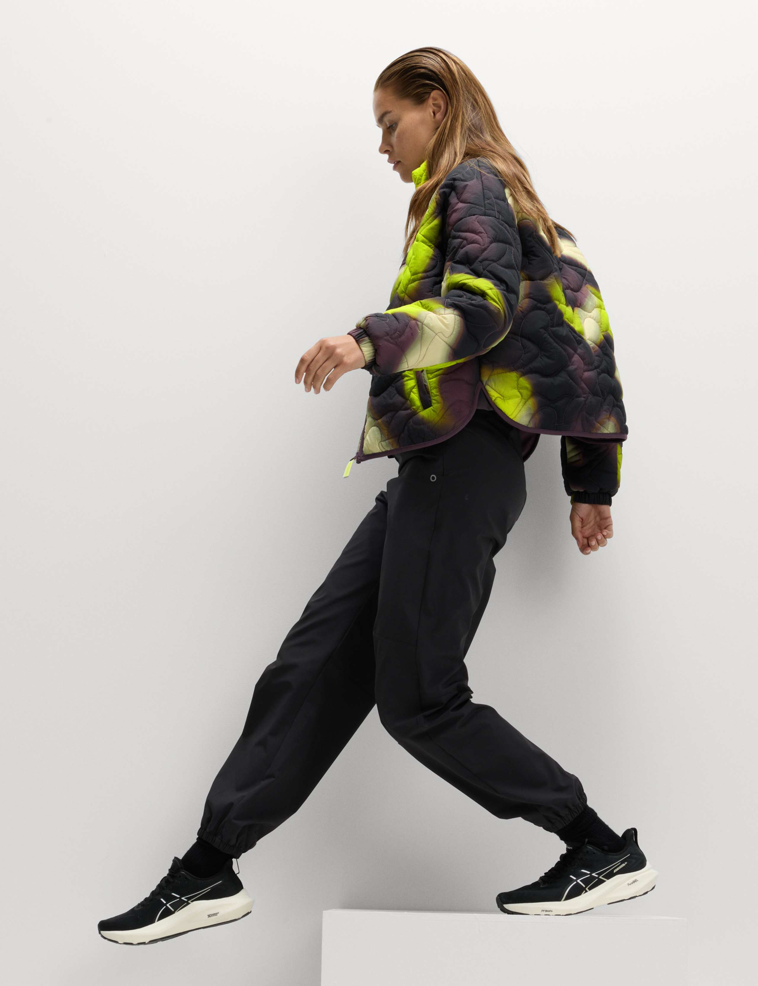 Quilted Printed Funnel Neck Puffer Jacket 4 of 6