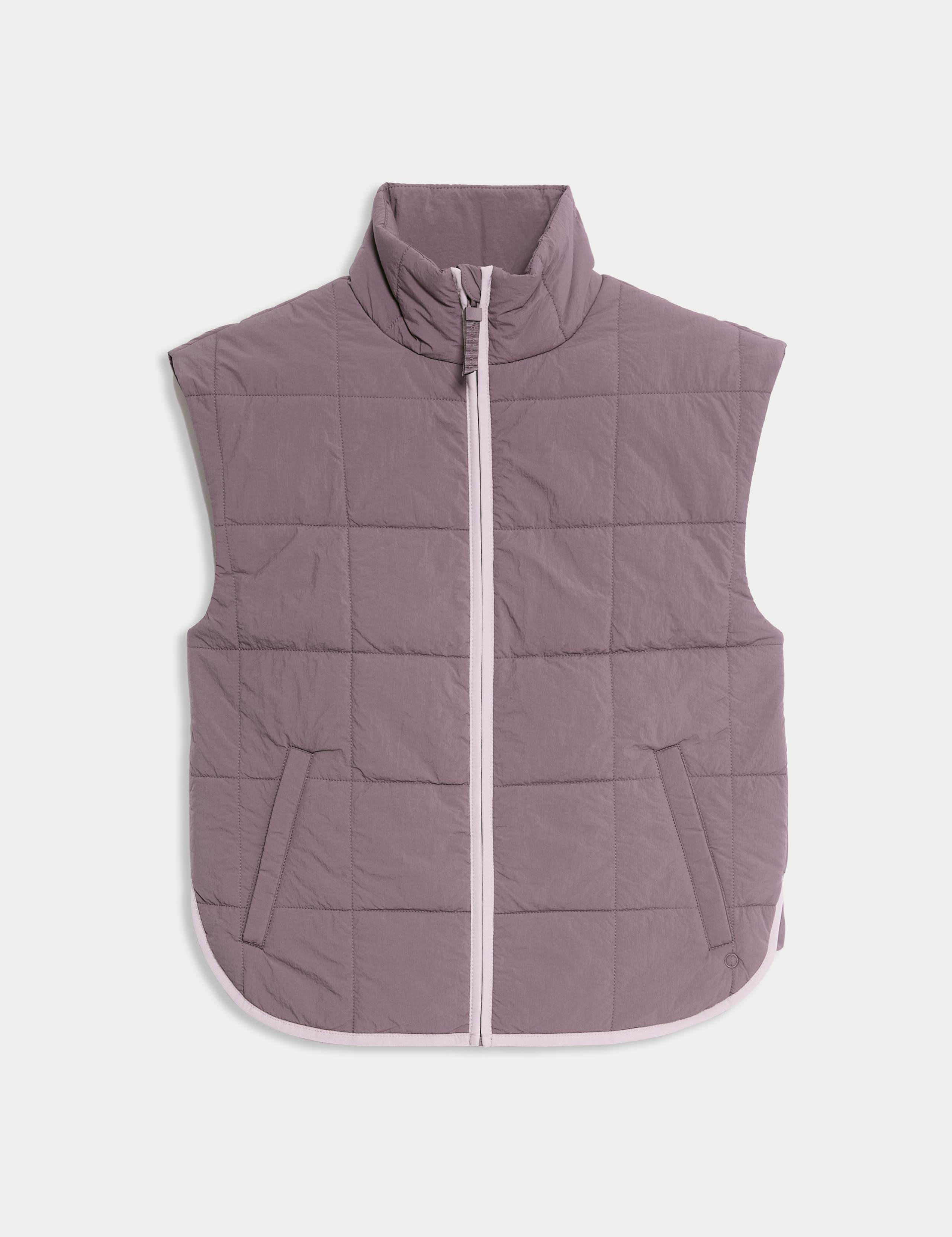 Quilted Funnel Neck Gilet 2 of 7