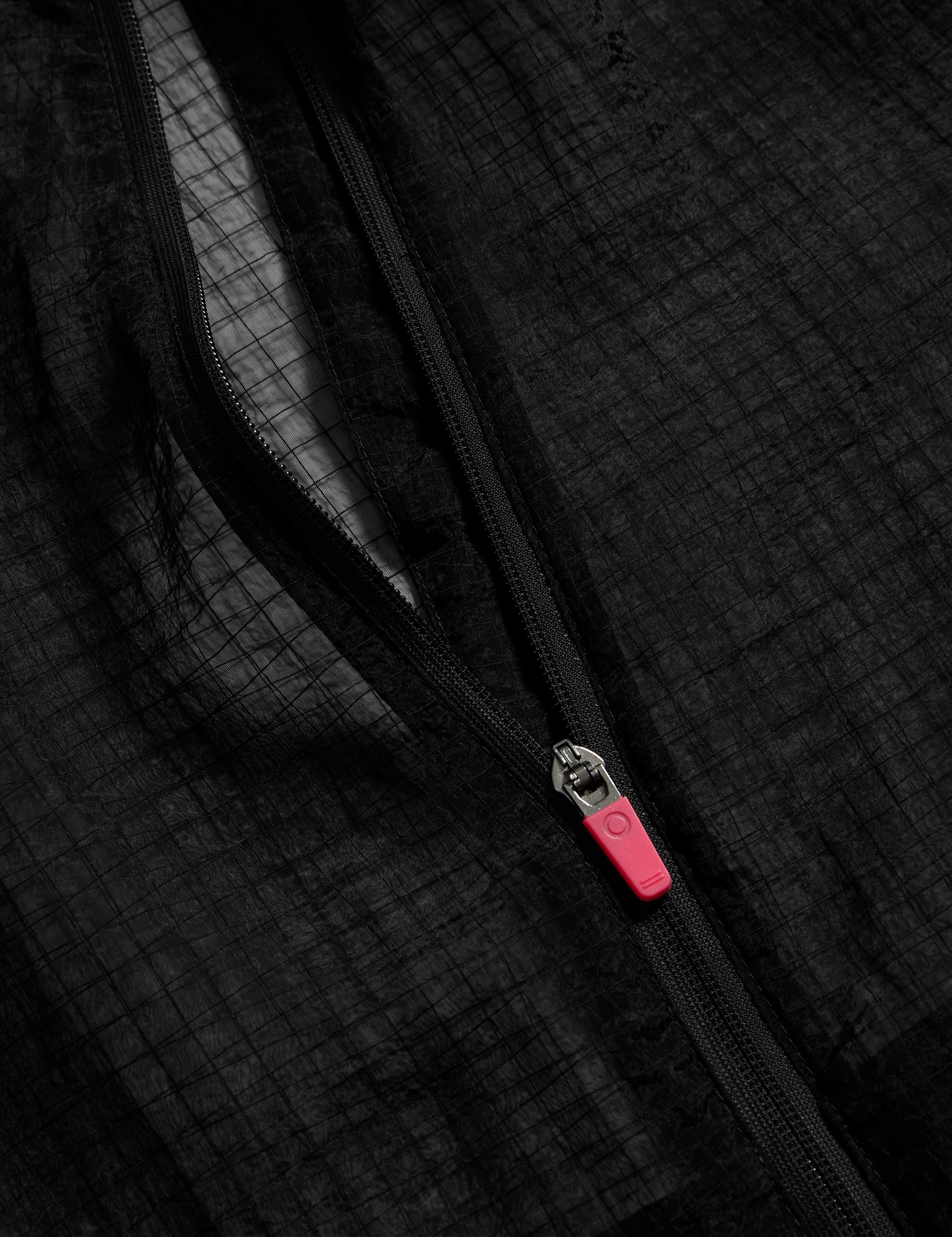 Sheer Zip Up Textured Volume Sports Jacket 8 of 8