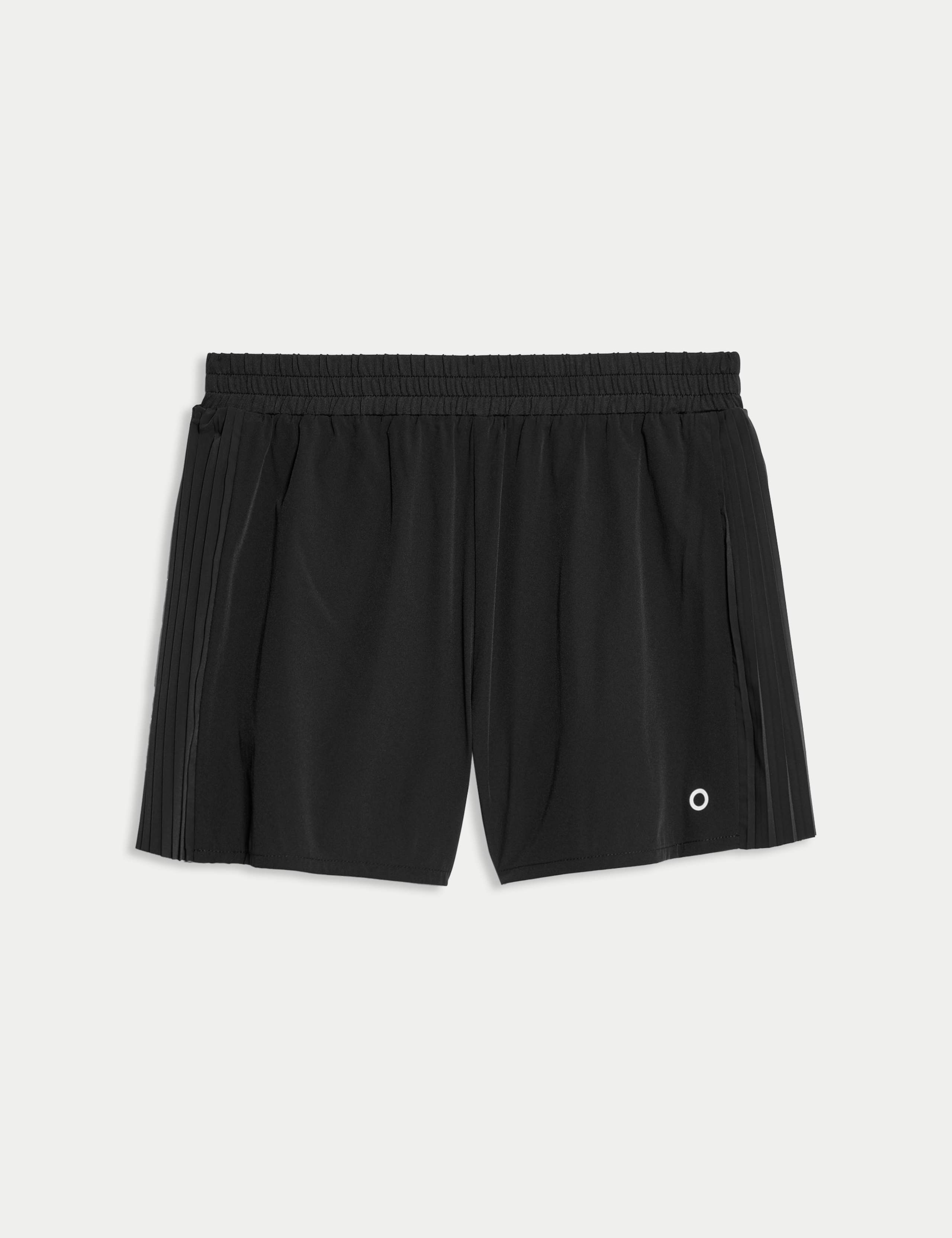Woven Pleated High Waisted Shorts 2 of 6