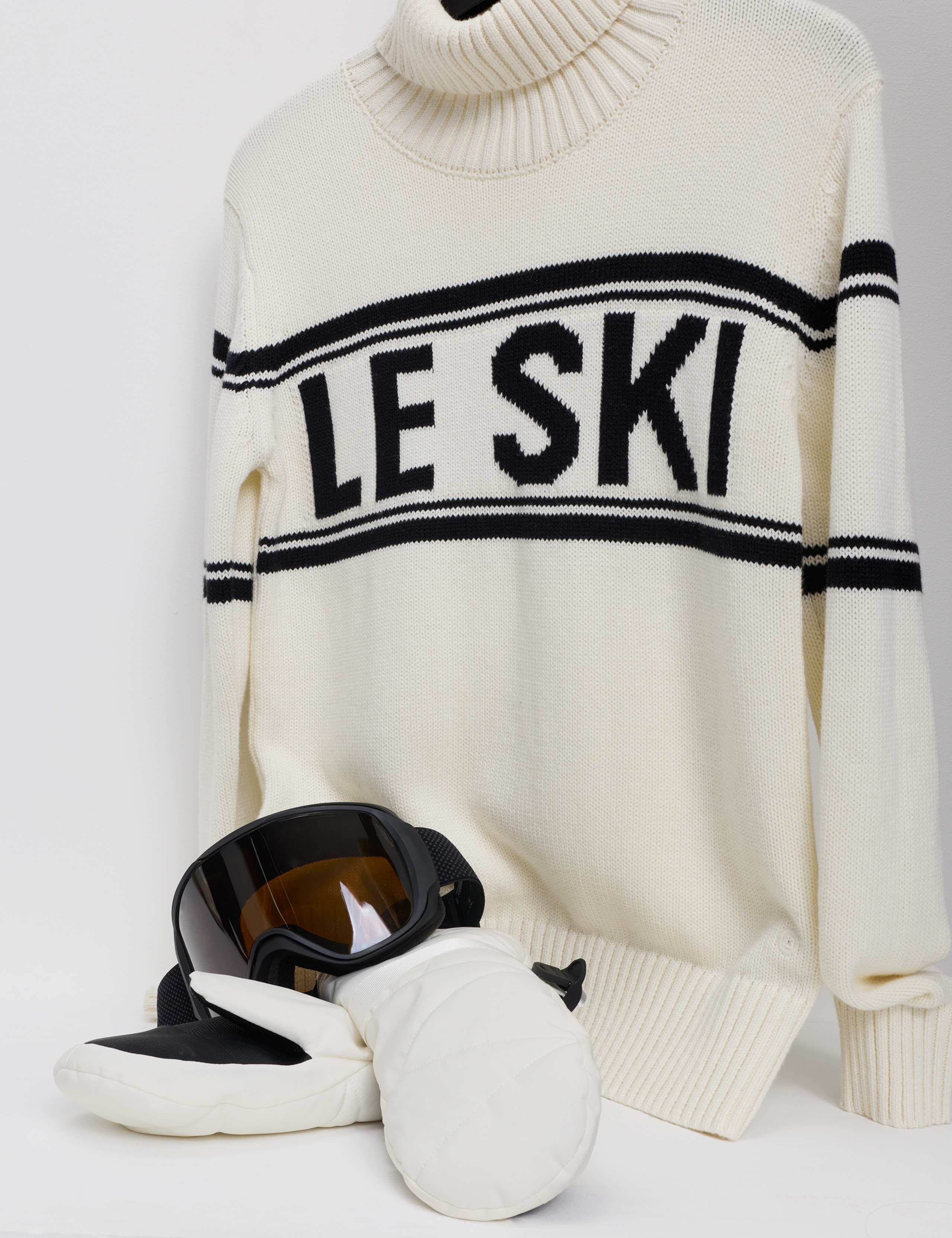 Cotton Rich Slogan Roll Neck Jumper 6 of 7