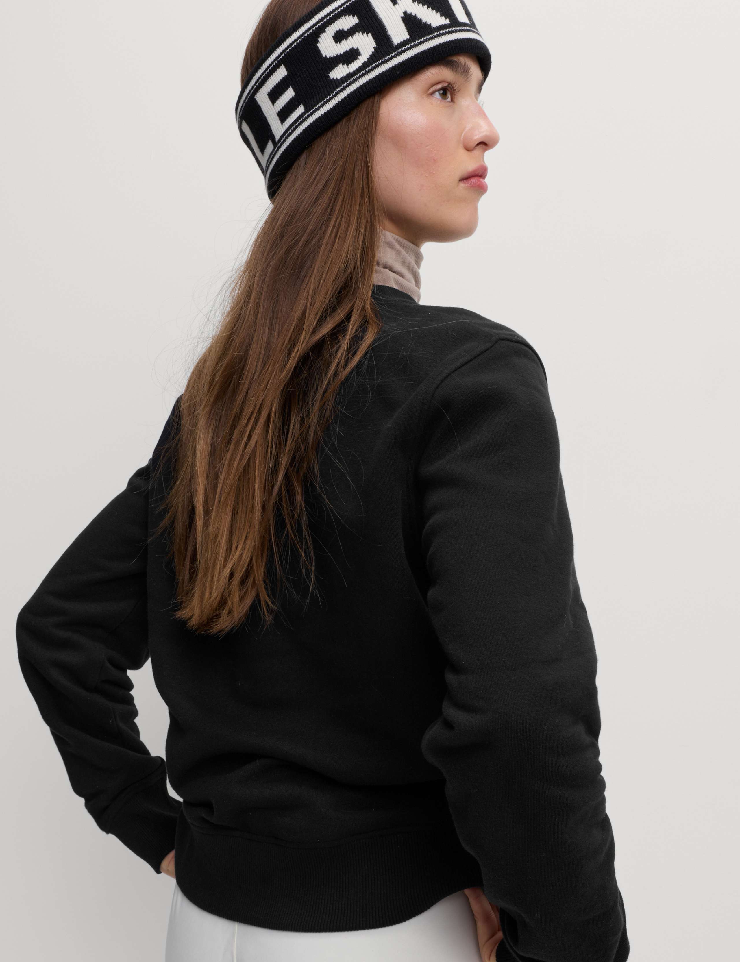 Cotton Rich Slogan Off Piste Crew Neck Relaxed Sweatshirt 3 of 4