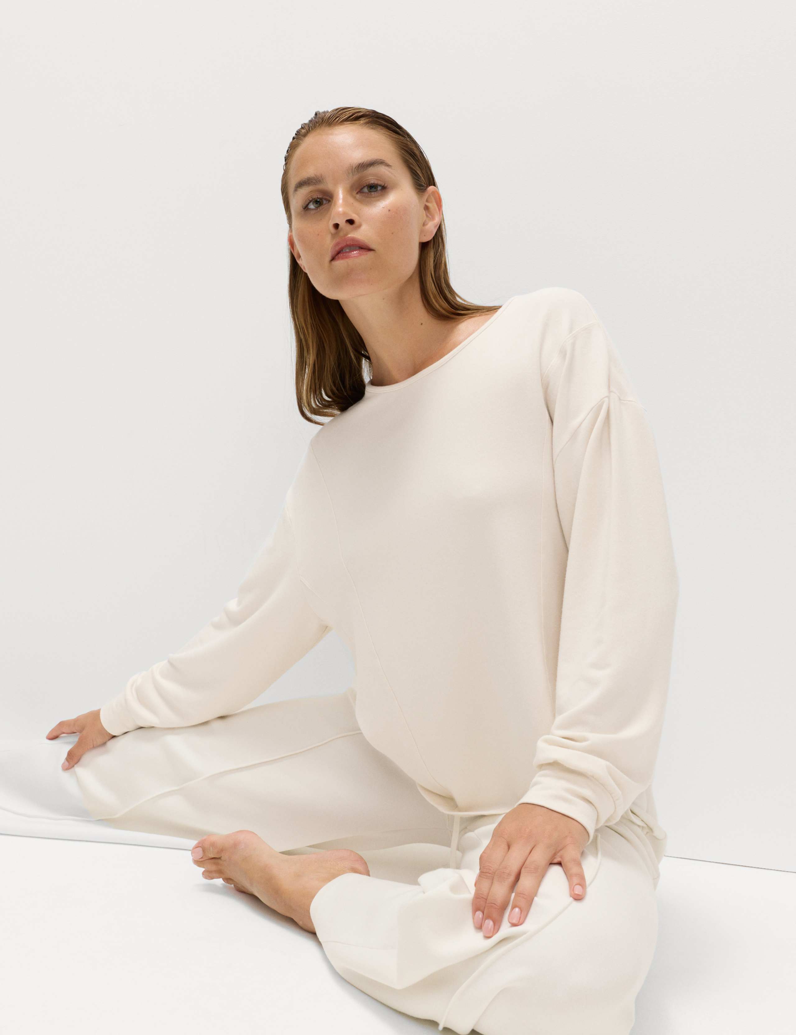 Modal Rich Strappy Back Sweatshirt 3 of 7