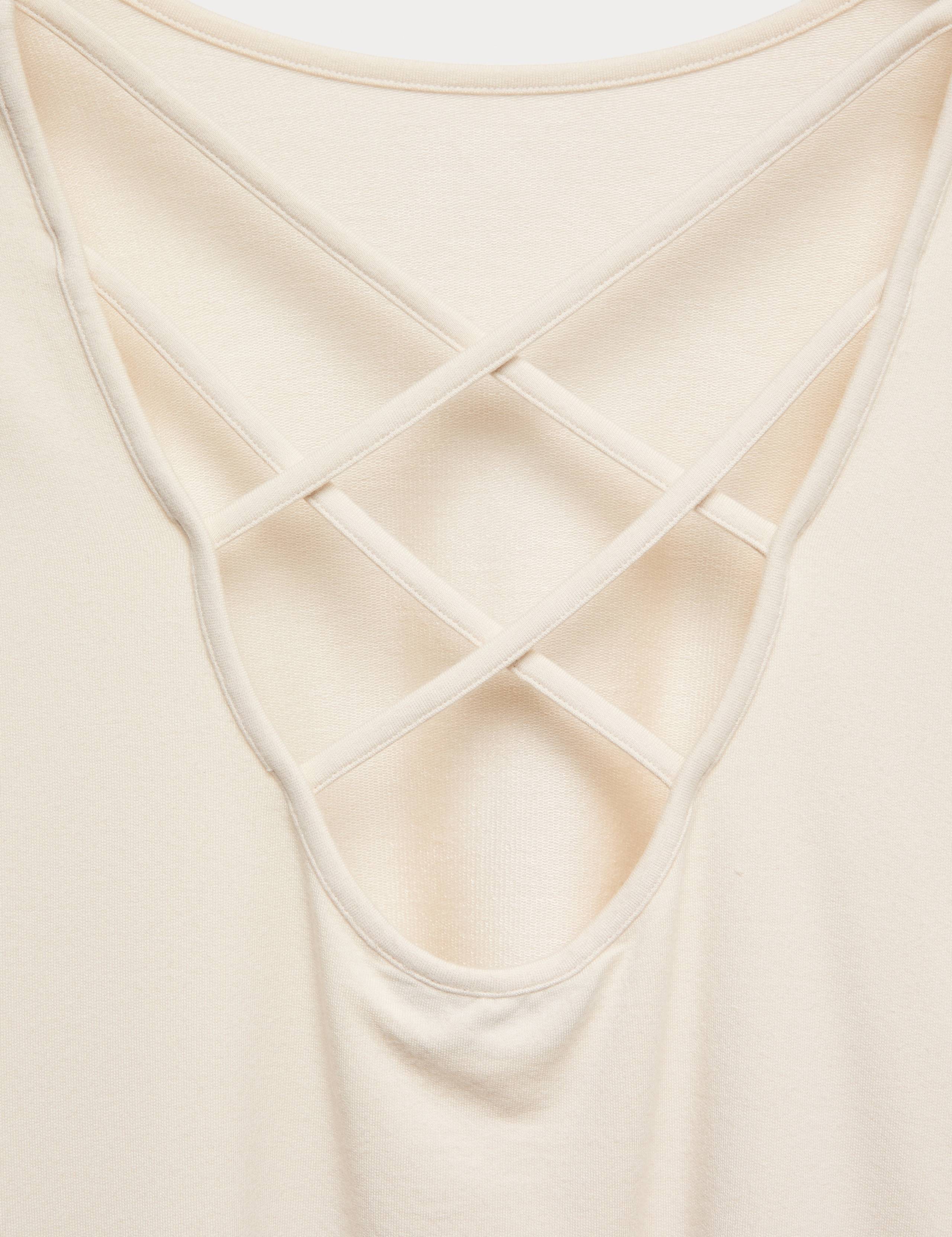 Modal Rich Strappy Back Sweatshirt 7 of 7