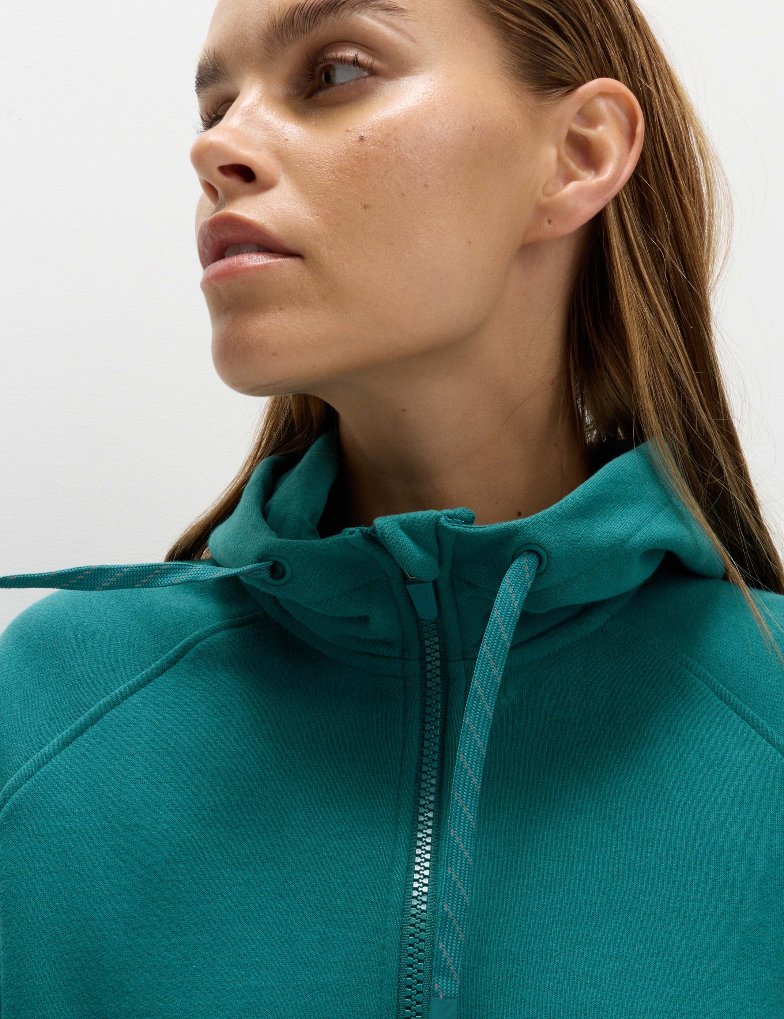 Cotton Rich Zip Up Relaxed Hoodie 3 of 7