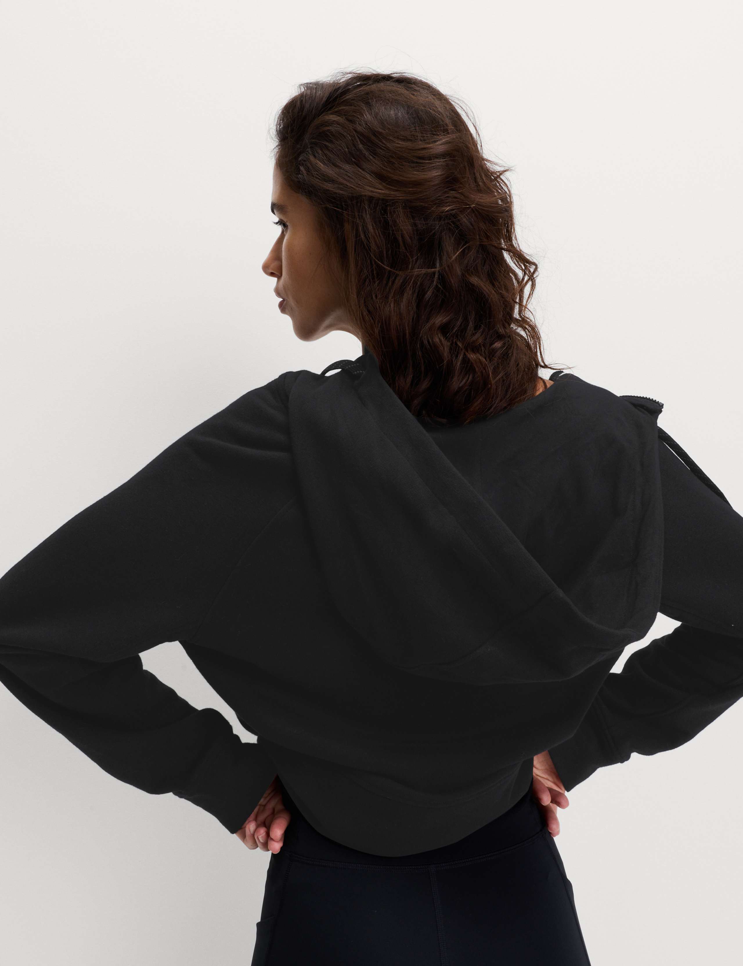 Cotton Rich Zip Up Relaxed Hoodie 3 of 5