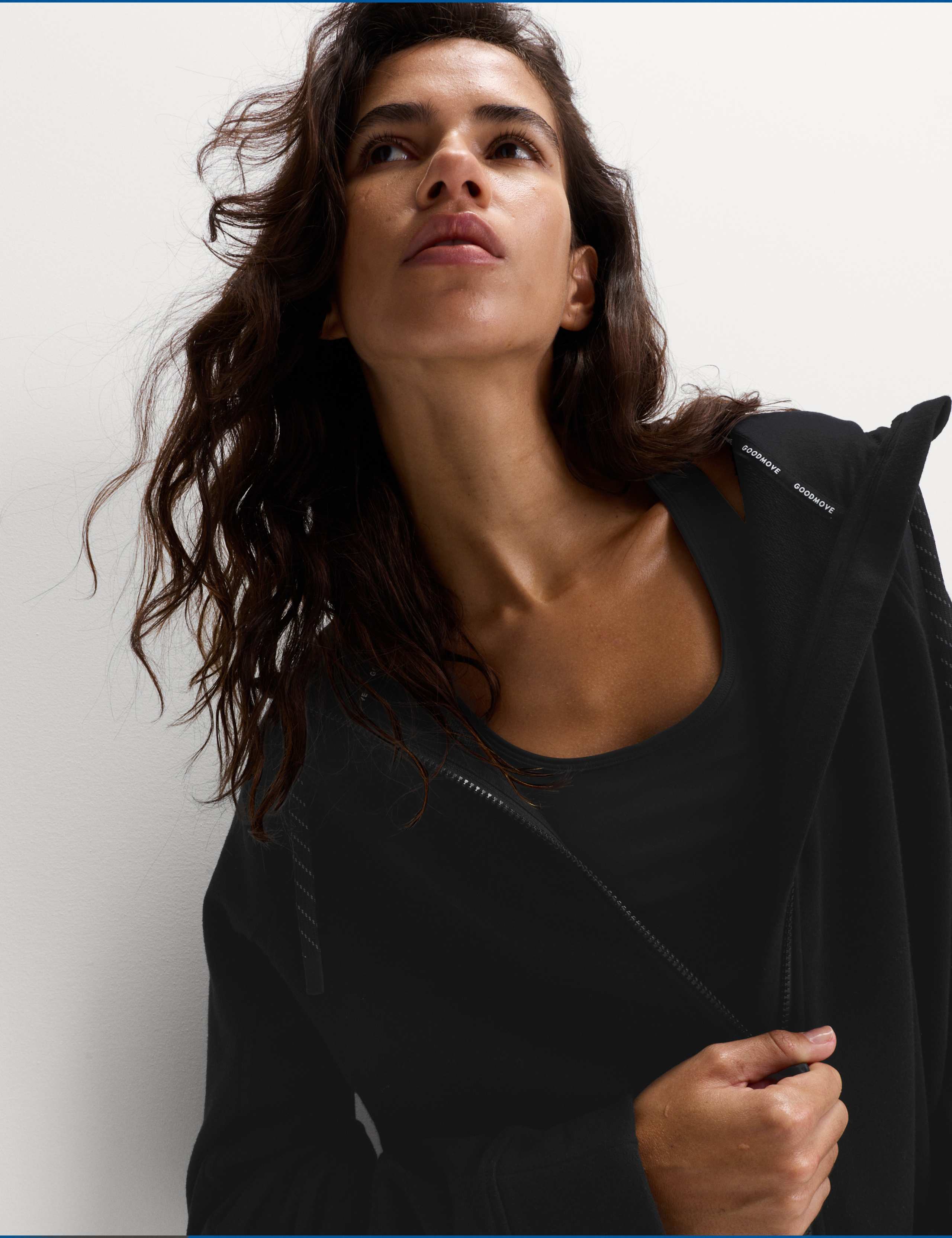 Cotton Rich Zip Up Relaxed Hoodie 4 of 5