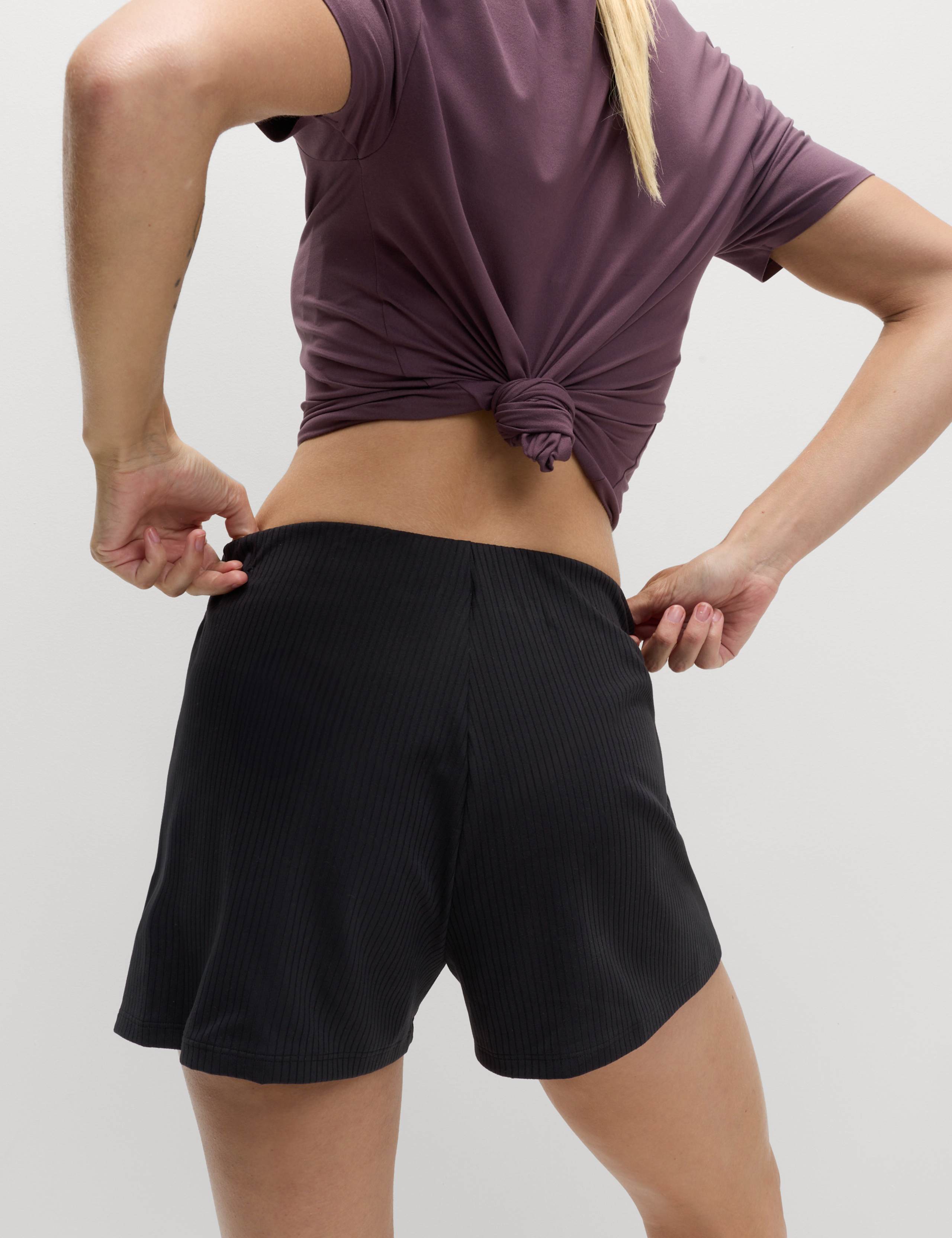 Go Balance Ribbed High Waisted Shorts 6 of 7