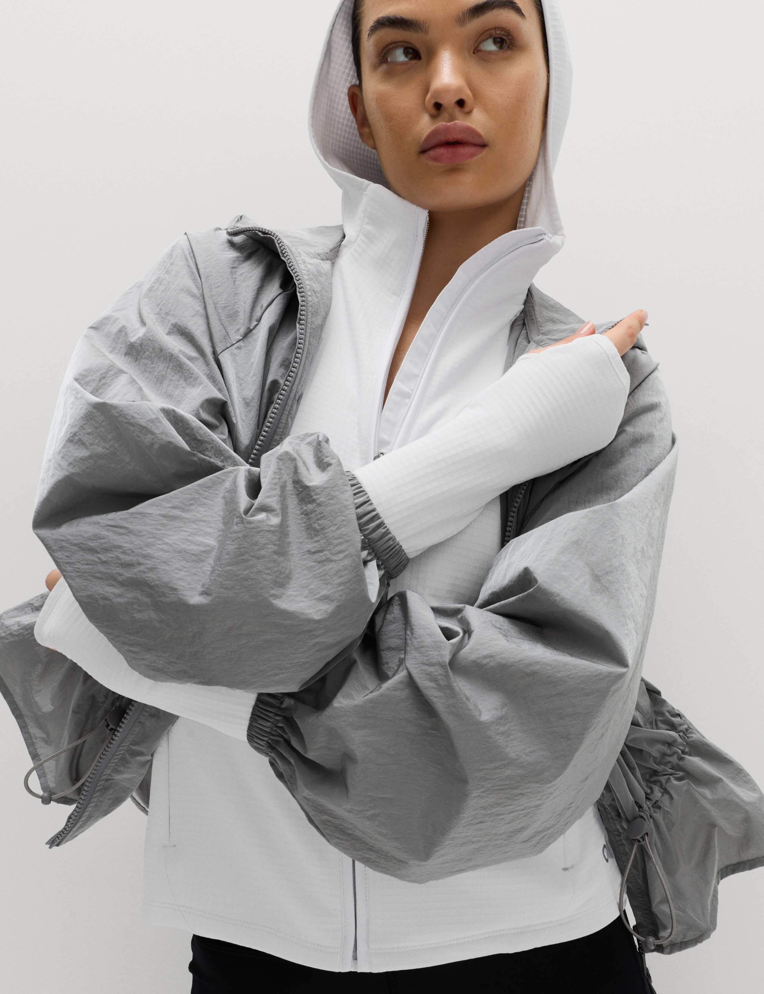 Ultra Heat™ Brushed Zip Up Fitted Running Hoodie 4 of 6