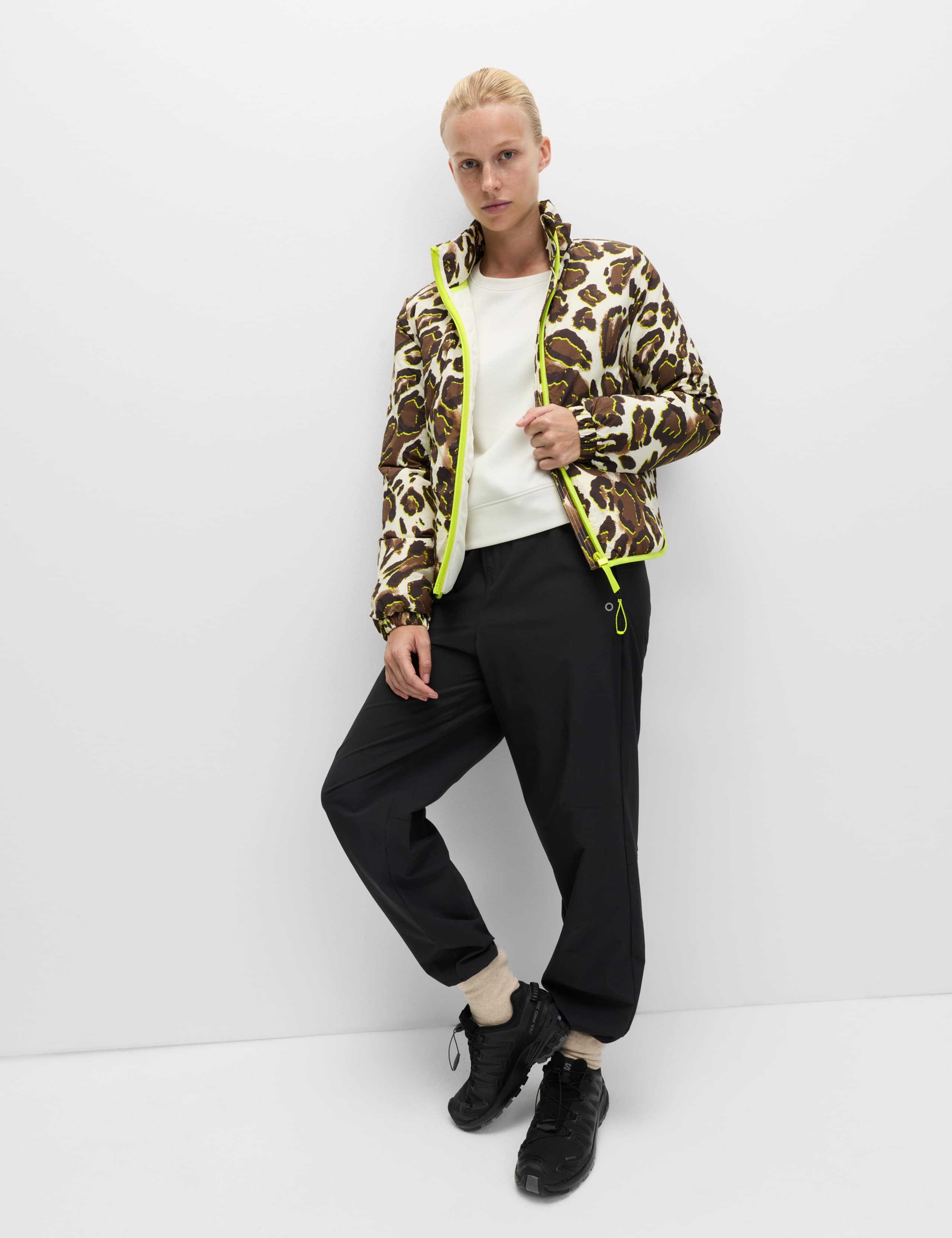 Padded Printed Funnel Neck Jacket 3 of 7
