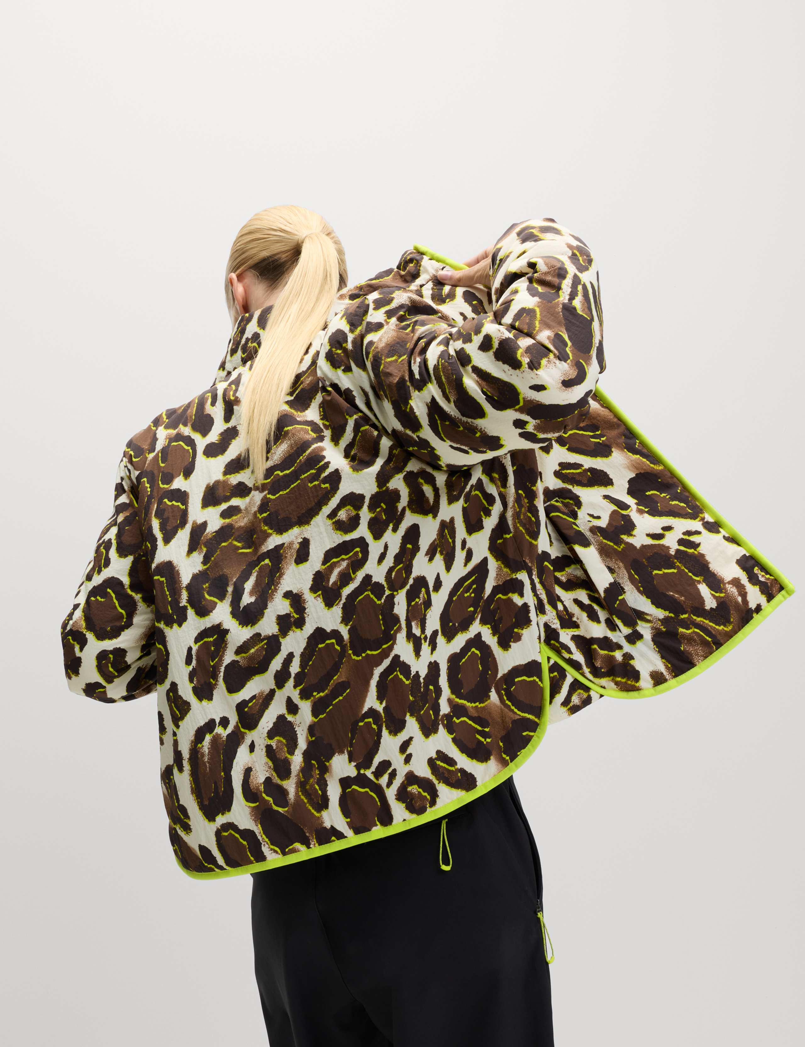 Padded Printed Funnel Neck Jacket 4 of 7
