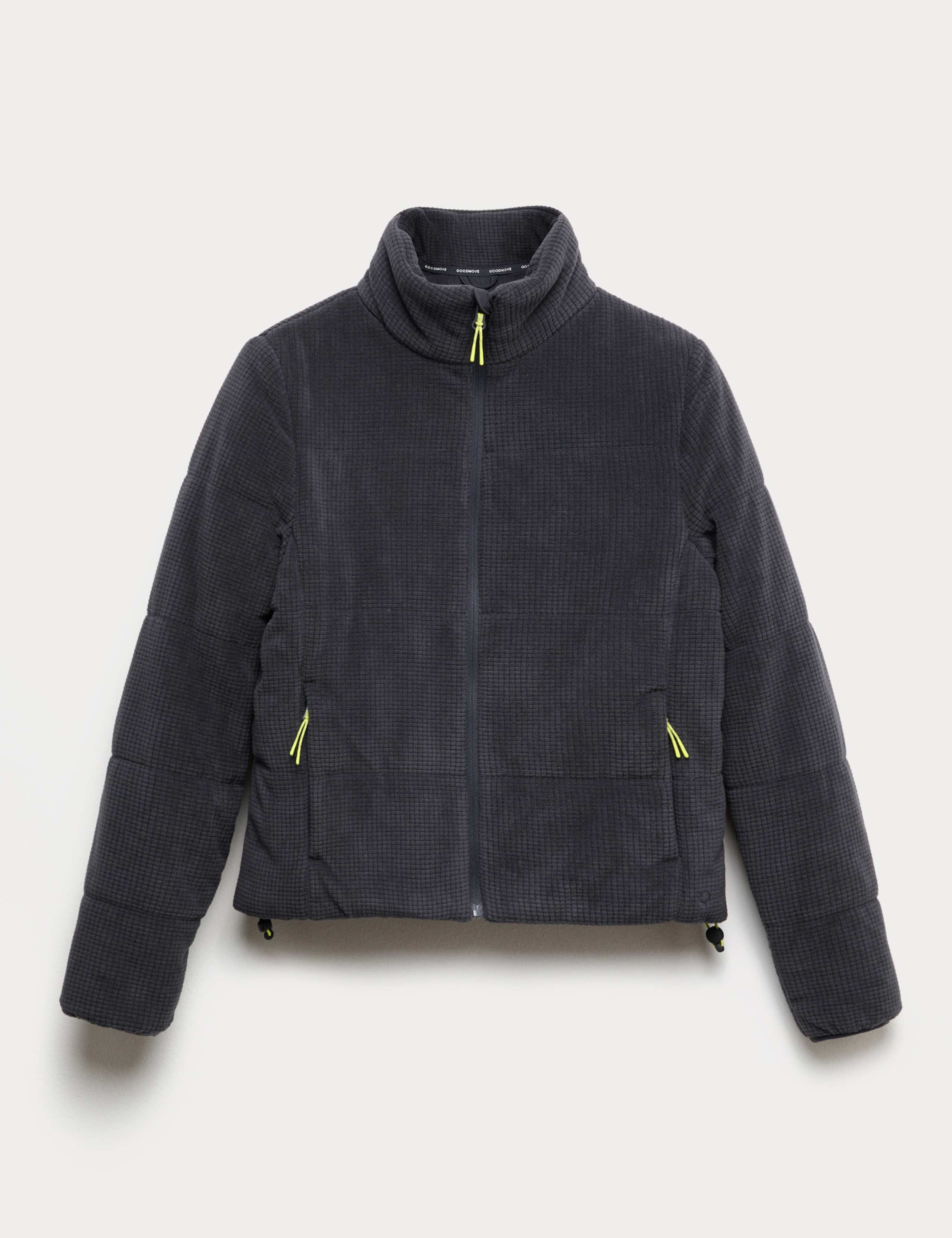 Textured Funnel Neck Puffer Jacket 2 of 7