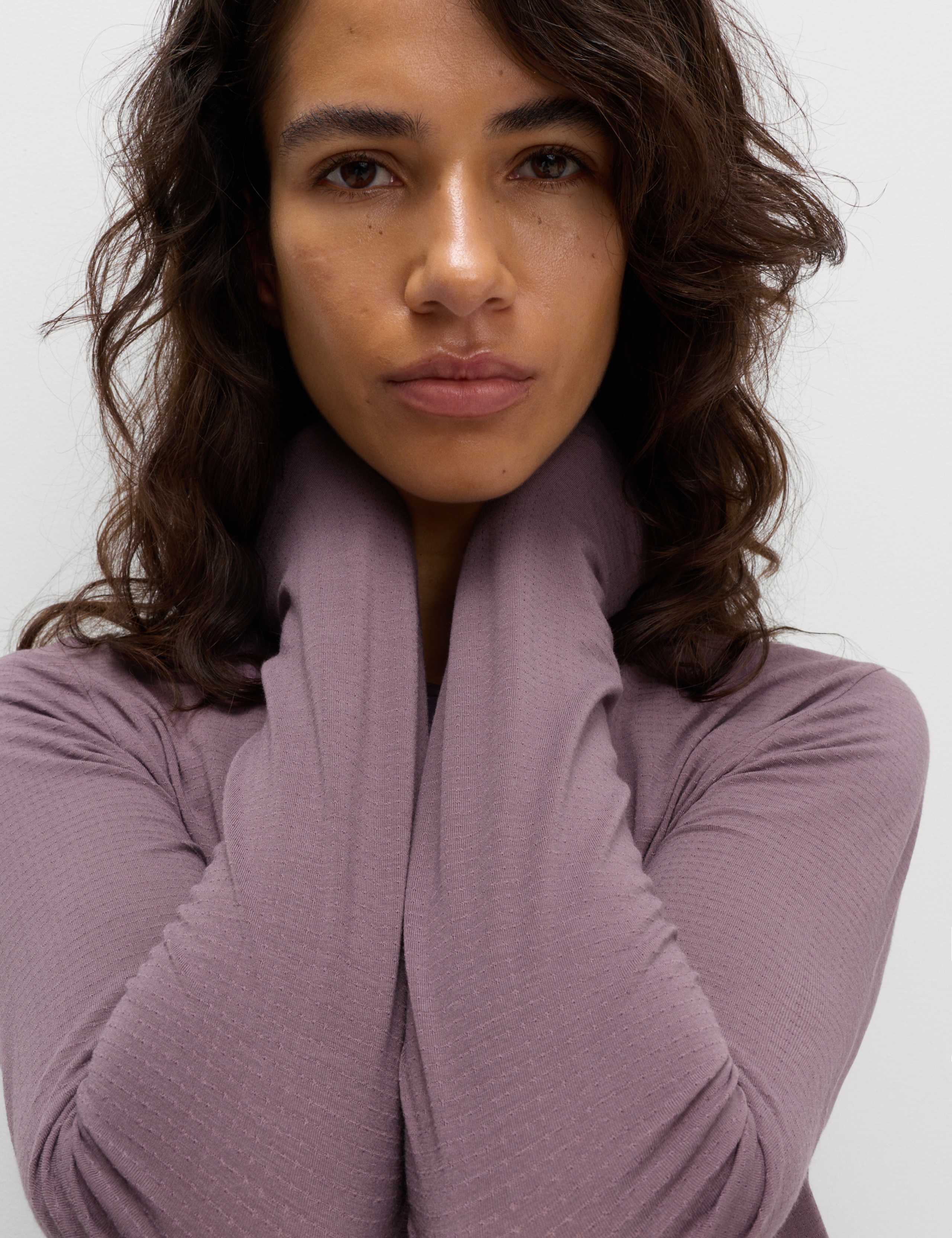 Textured Crew Neck Top 1 of 6