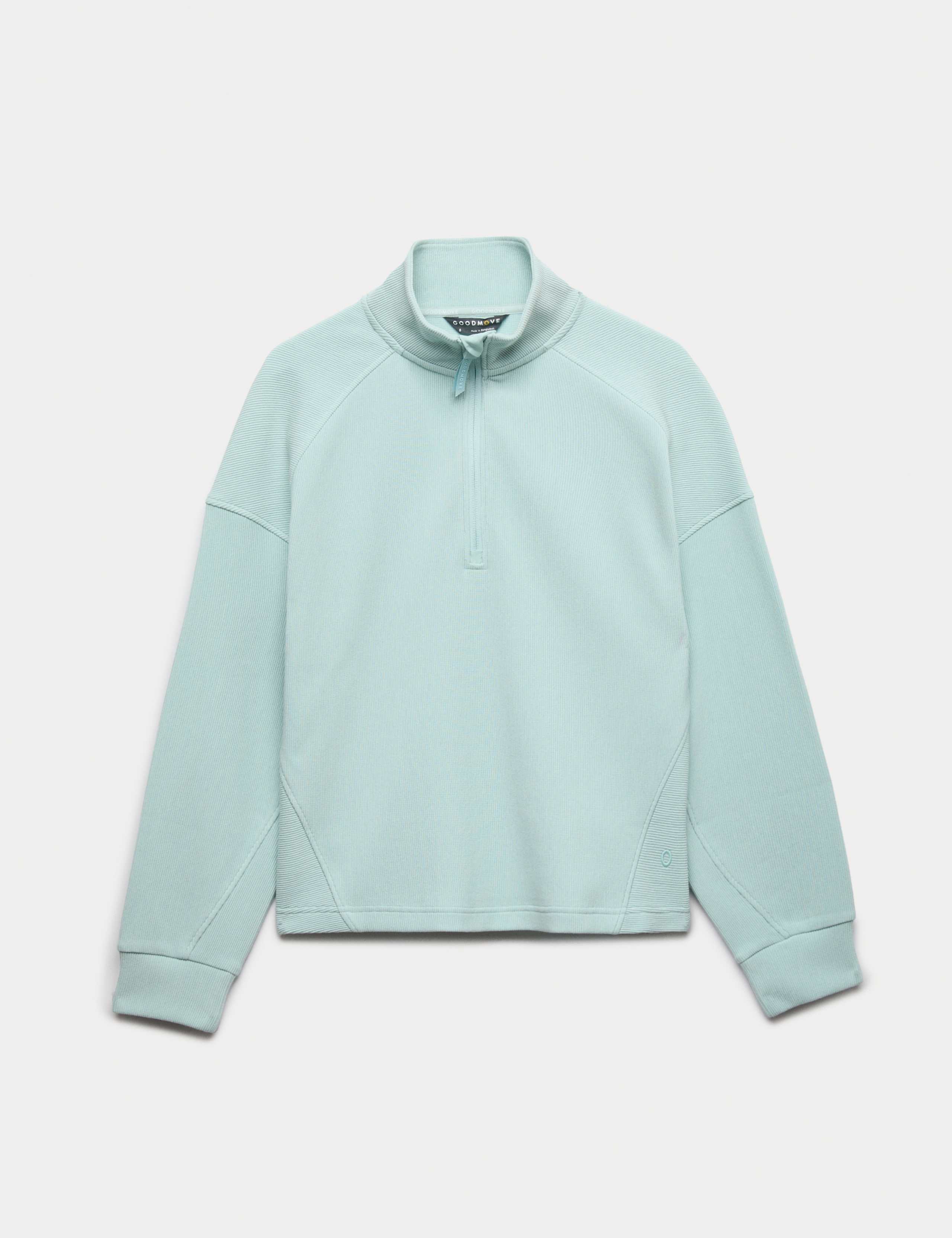 Rib Half Zip Yoga Sweatshirt 2 of 5